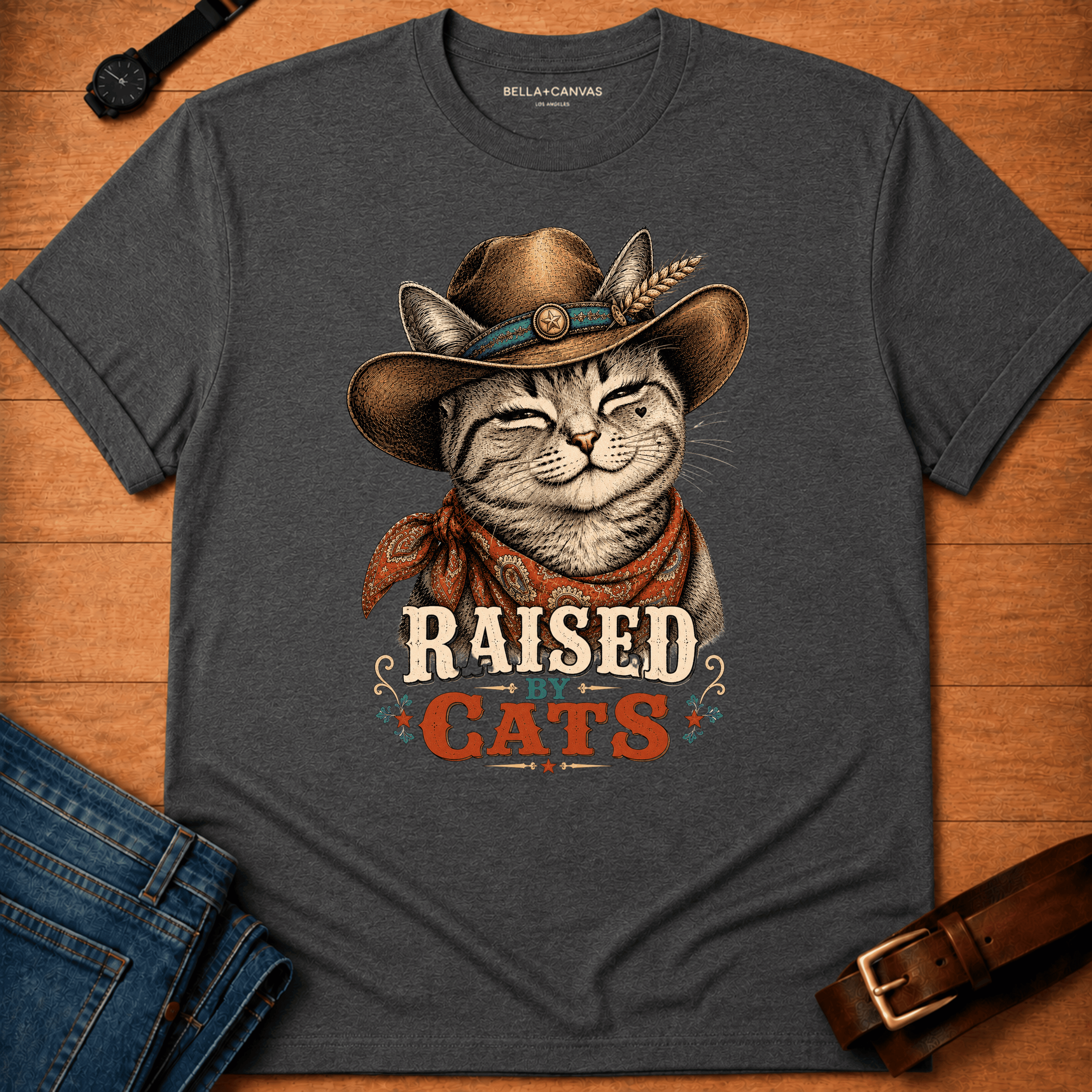 Raised by Cats T-shirt