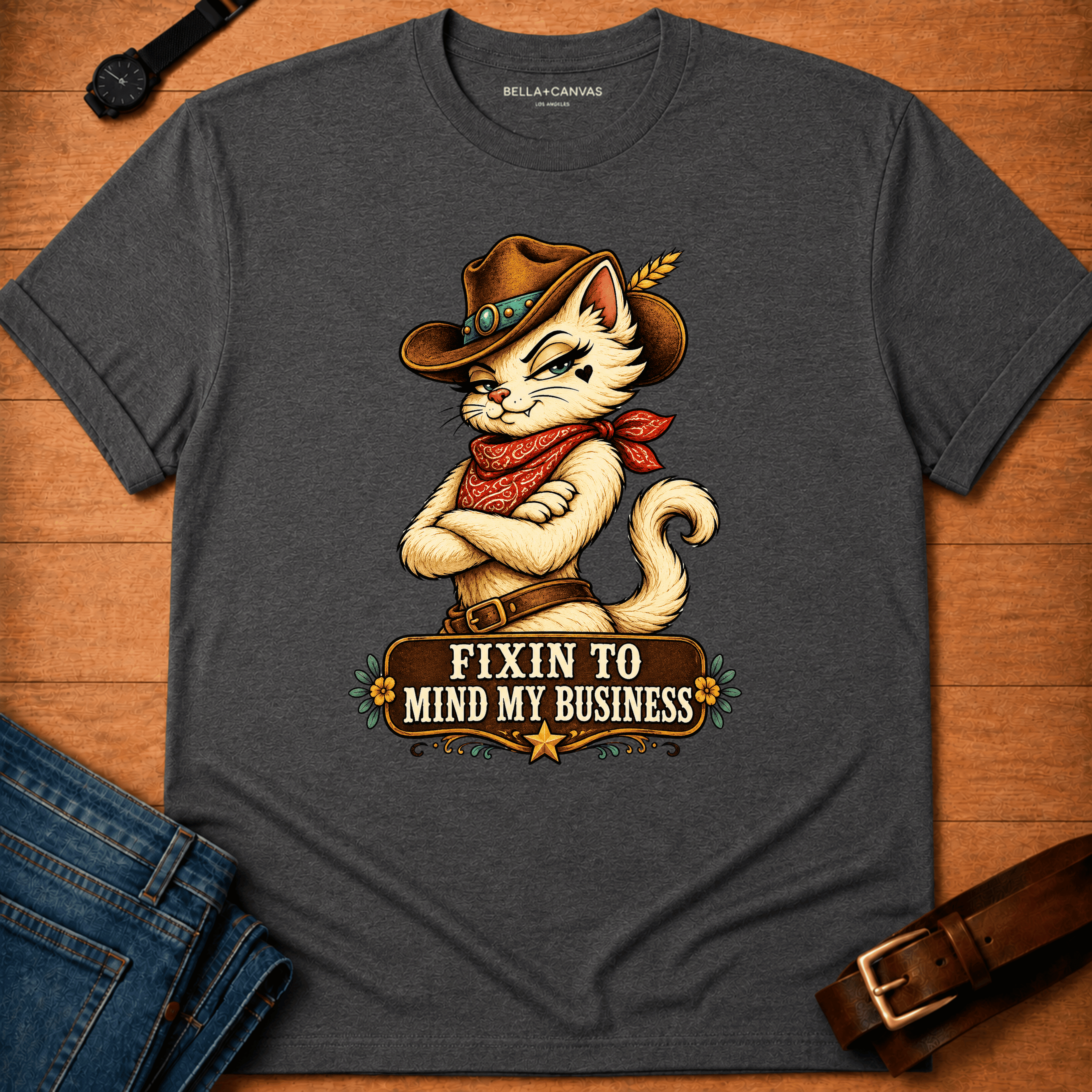 Fixin to Mind My Business - Mia T-shirt