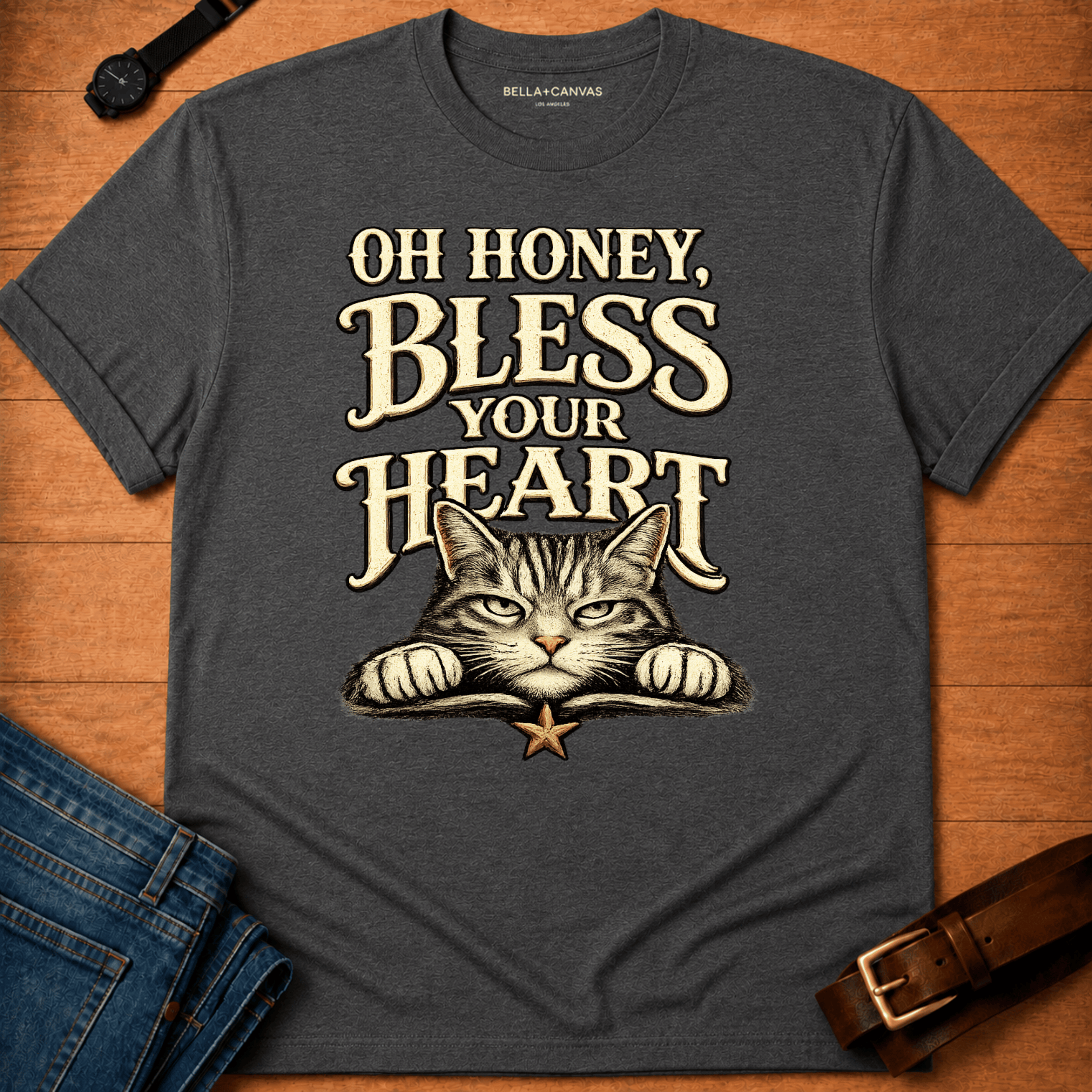 Bless your heart text T-shirt