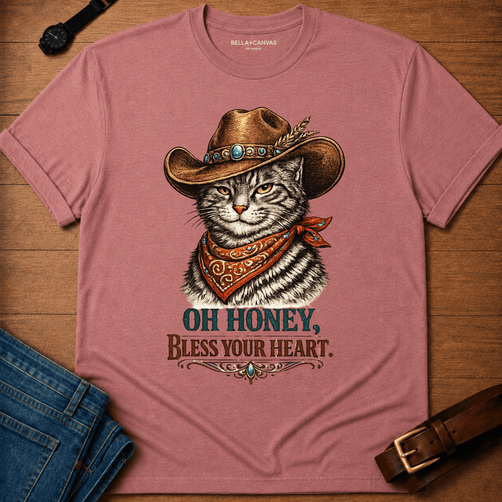 Bless Your Heart Tabby T-shirt