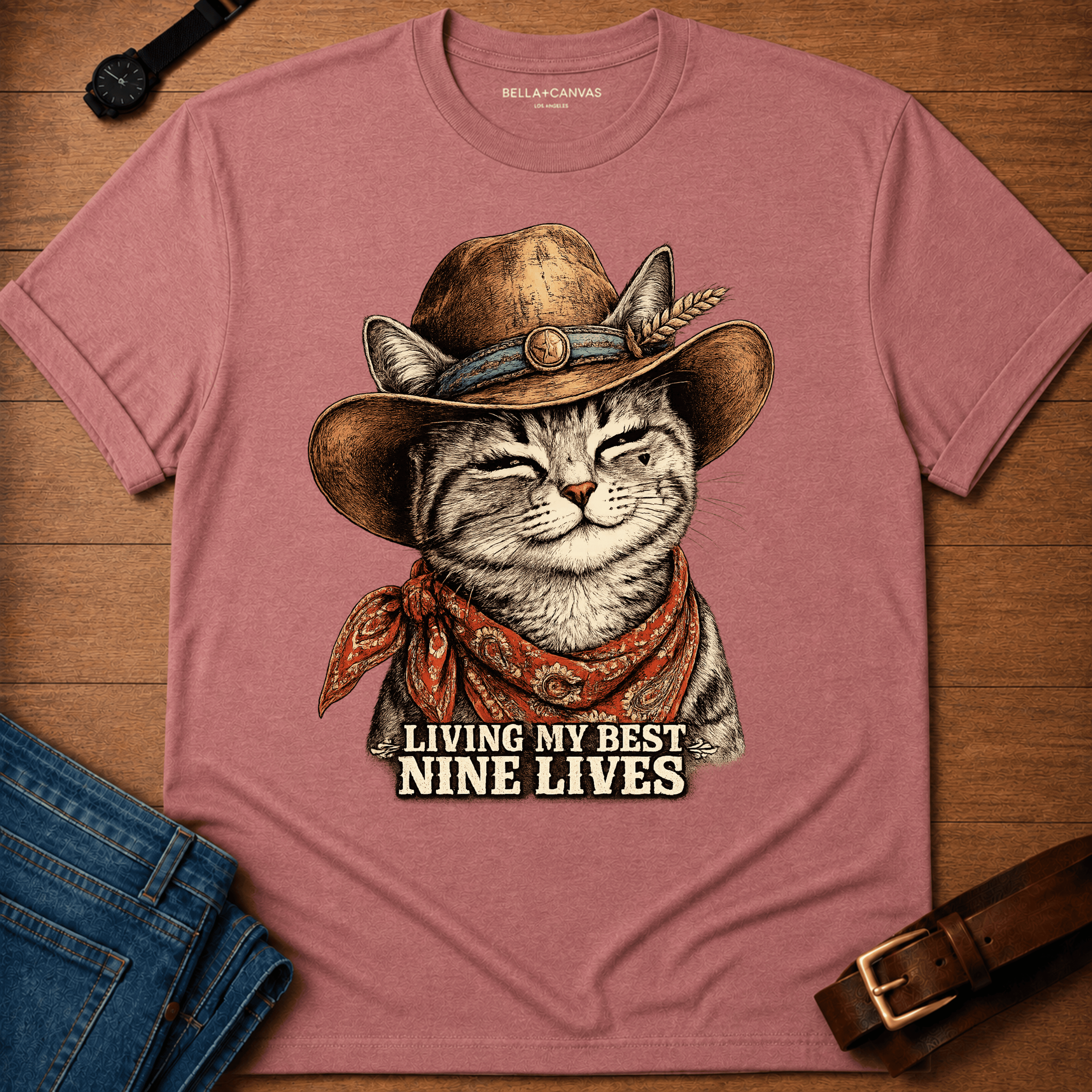 Best Nine Lives Tabby t-shirt