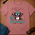 Feral but Friendly Child Drawing T-shirt