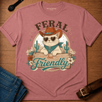 Feral but Friendly Desert Illustration T-shirt