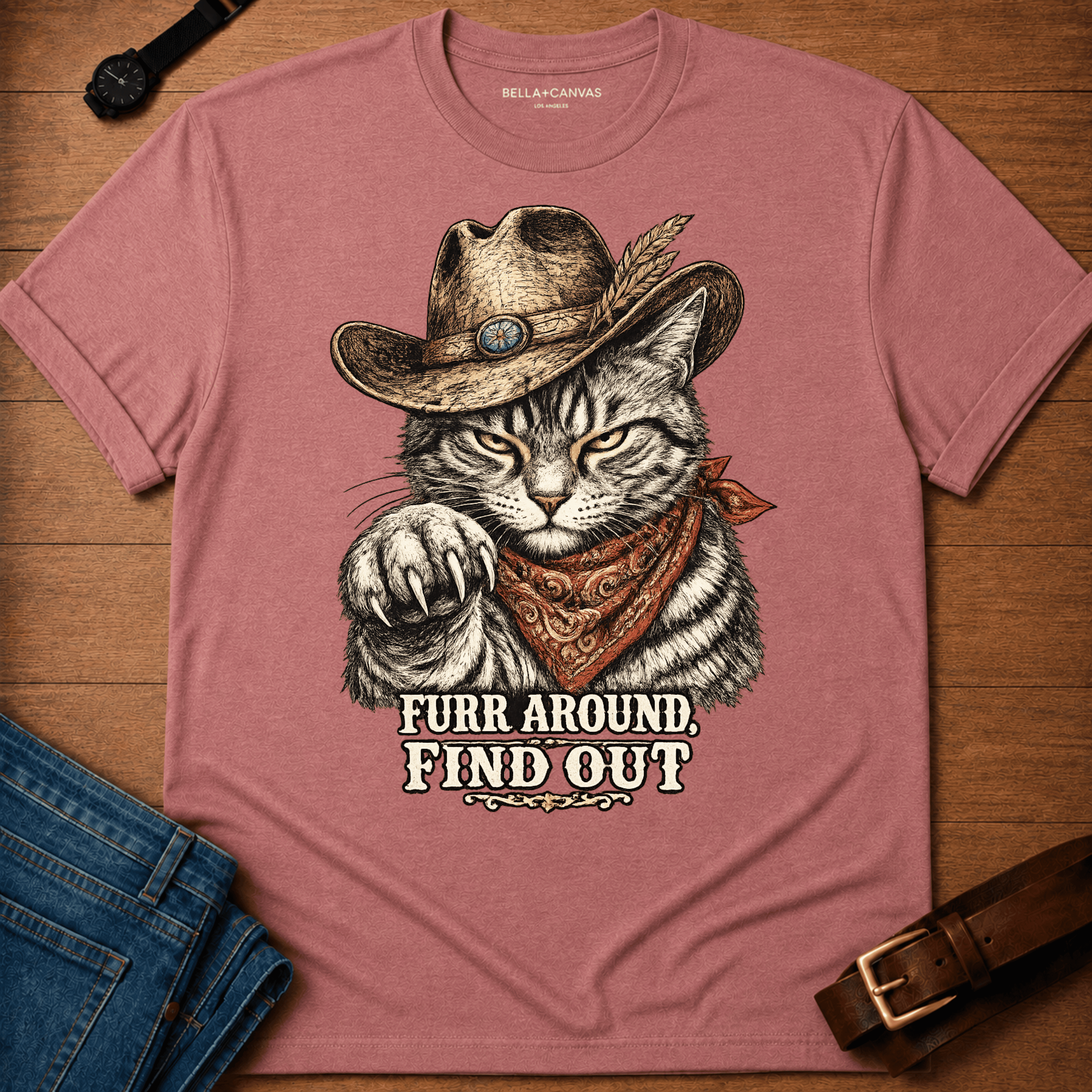 Furr Around Tabby T-shirt
