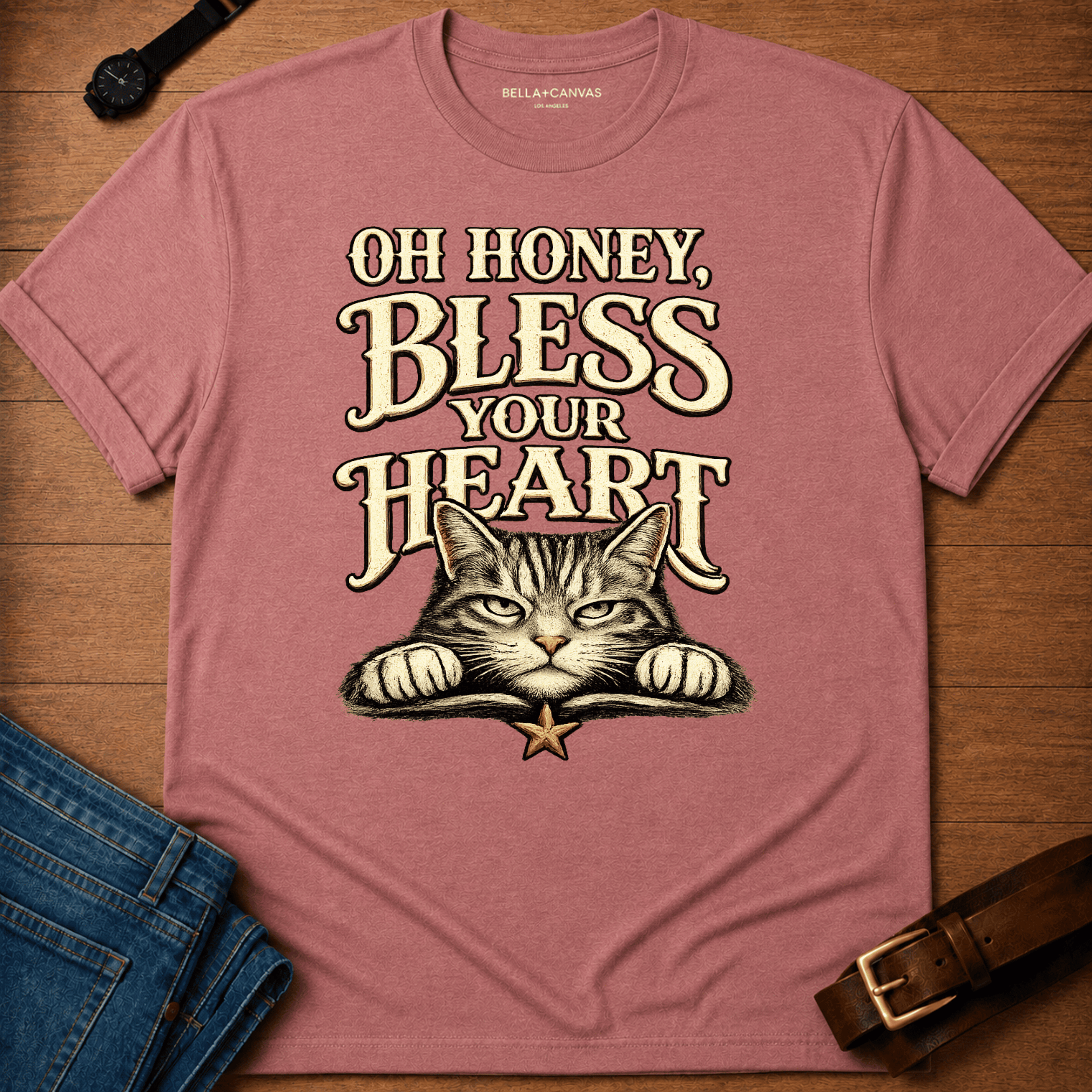 Bless your heart text T-shirt