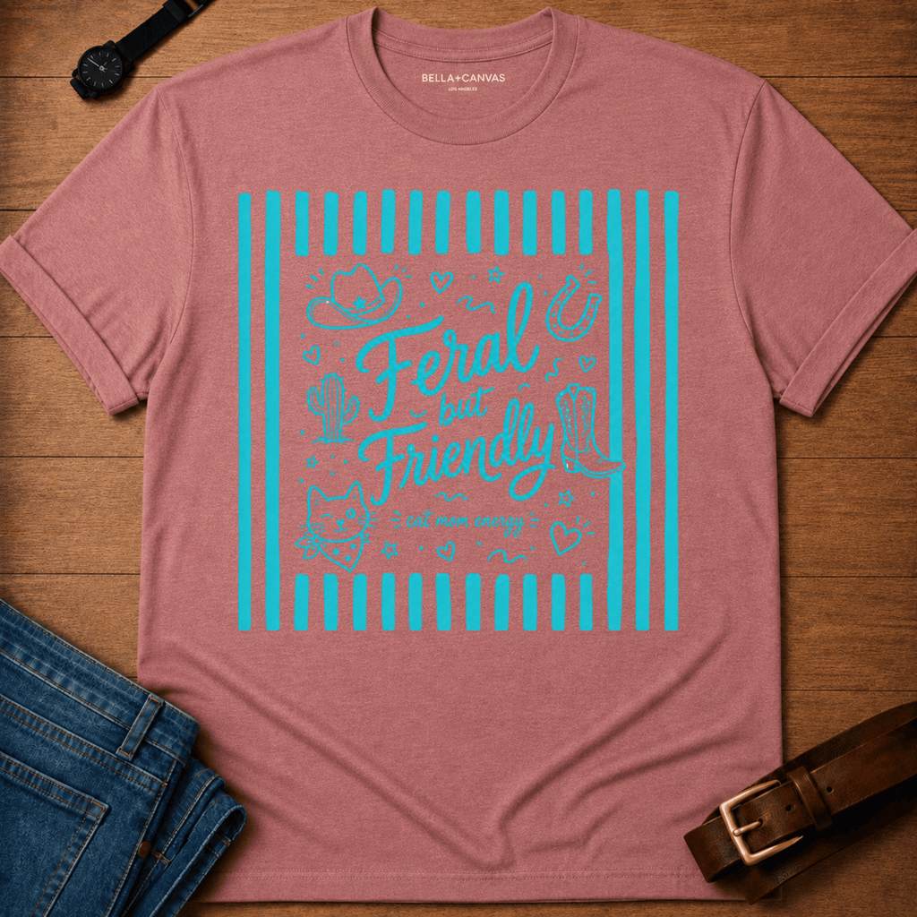 Feral but Friendly Stripes T-shirt