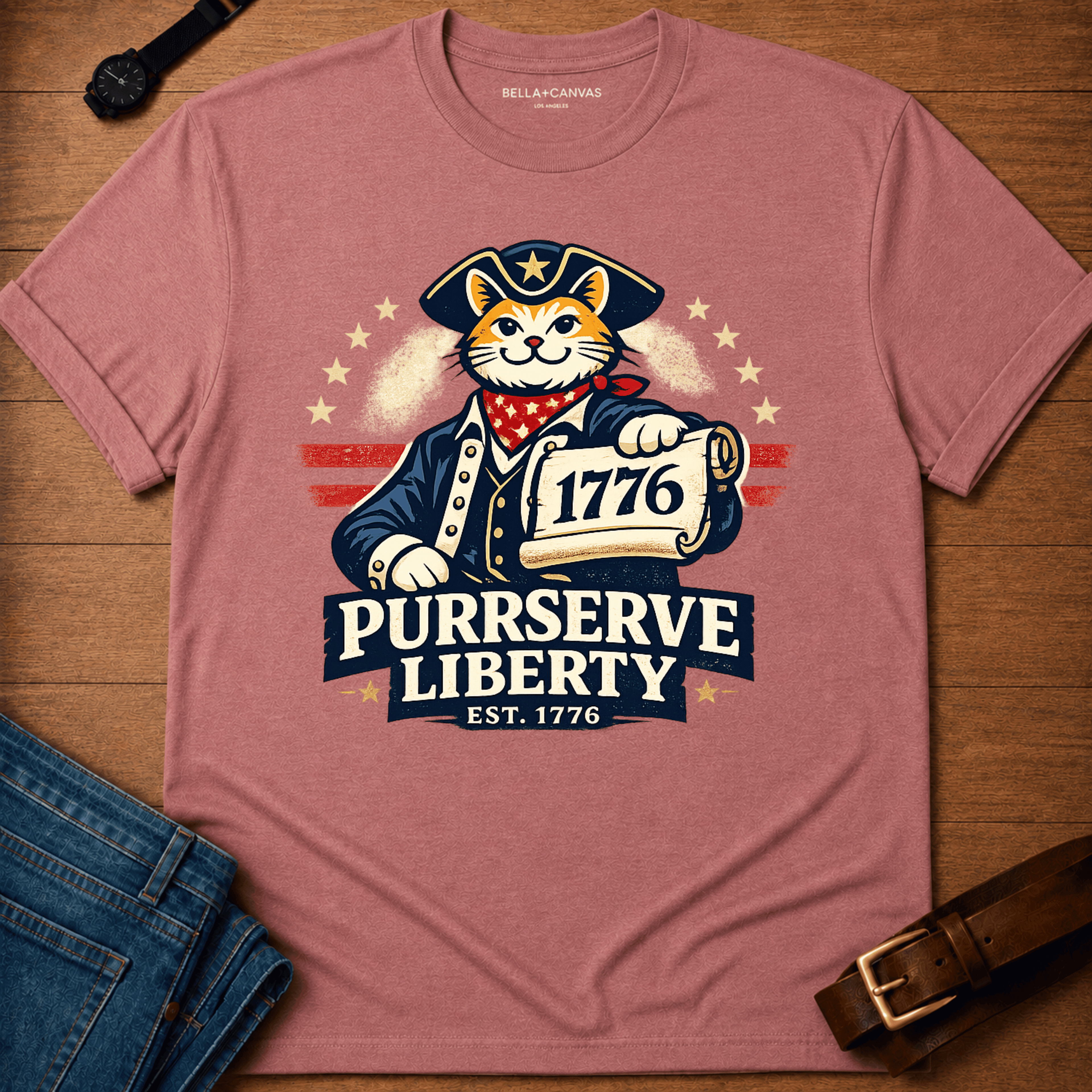 Purrserve Liberty T-shirt