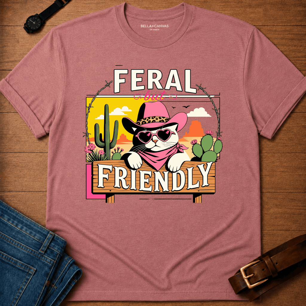 Feral but Friendly Summer T-shirt