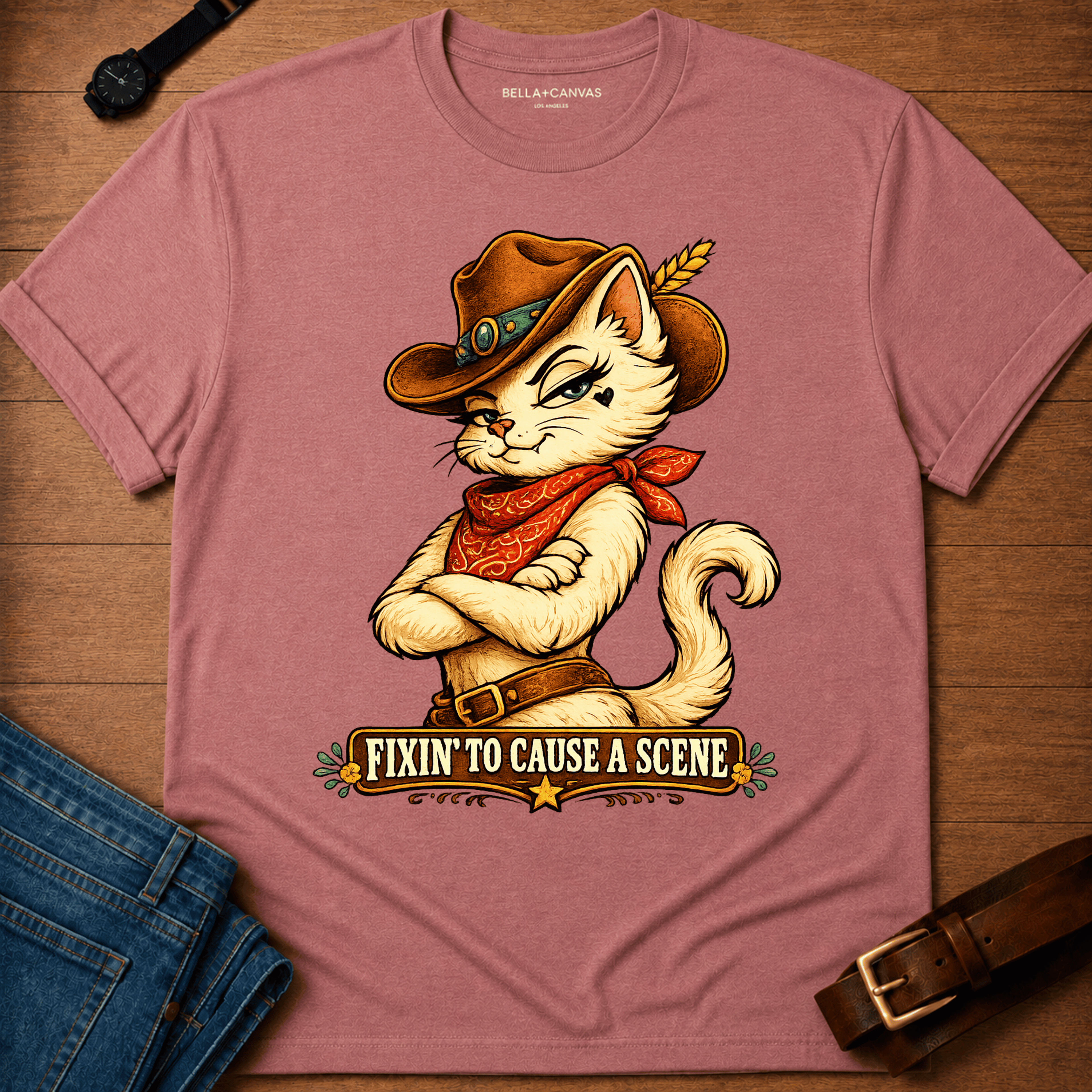 Fixin to Cause a Scene (Mia) T-shirt