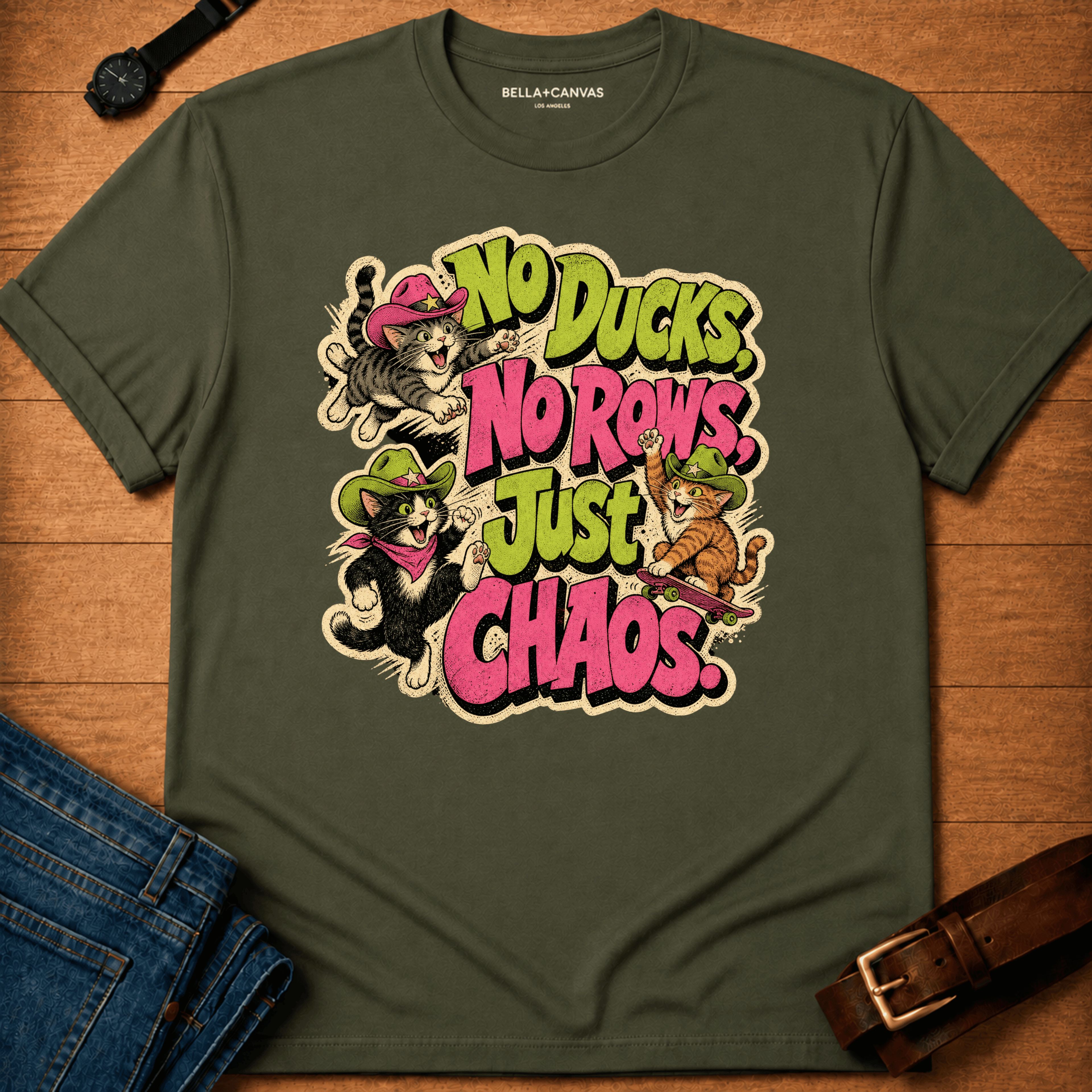 No Ducks Comic Style T-shirt