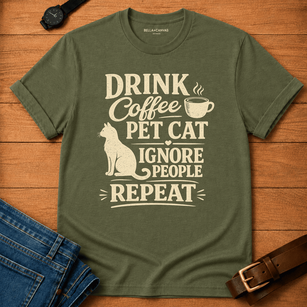 Drink Coffee Repeat T-shirt