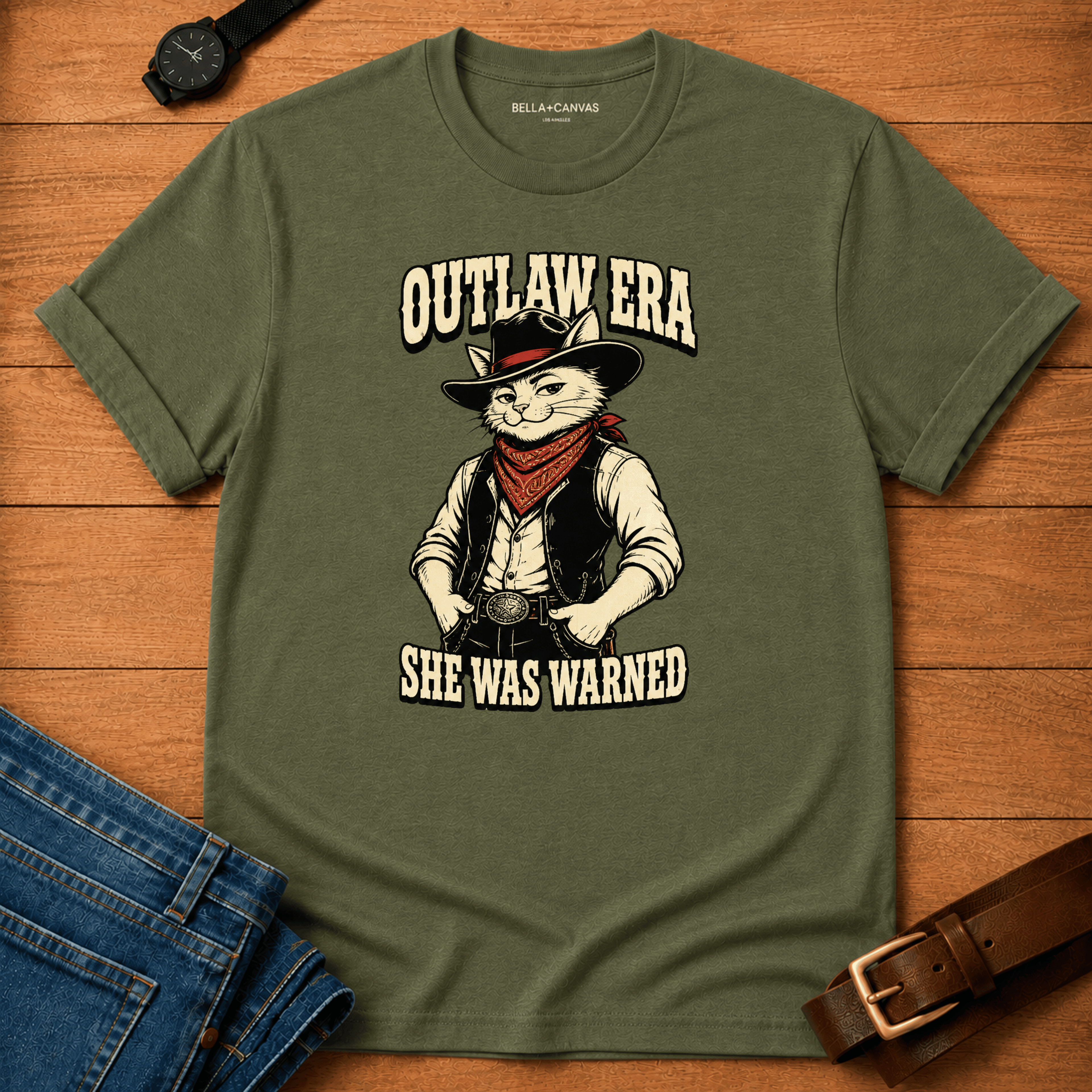 Outlaw Era - She was Warned T-shirt