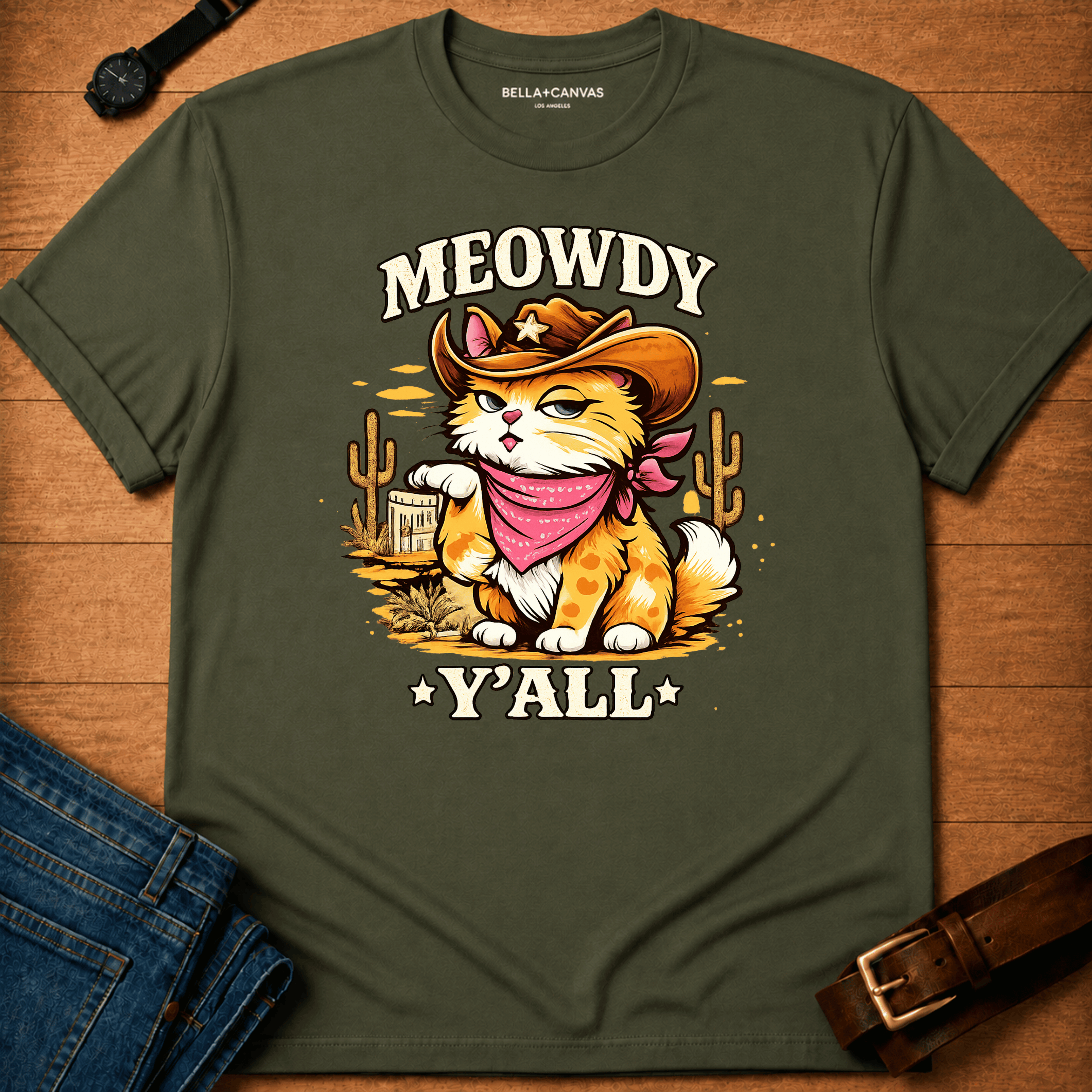 Meowdy Y'all Cute T-shirt