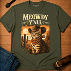 Meowdy Sunset 2 t-shirt