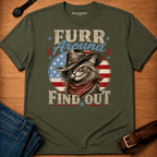 Furr Around Flag t-shirt