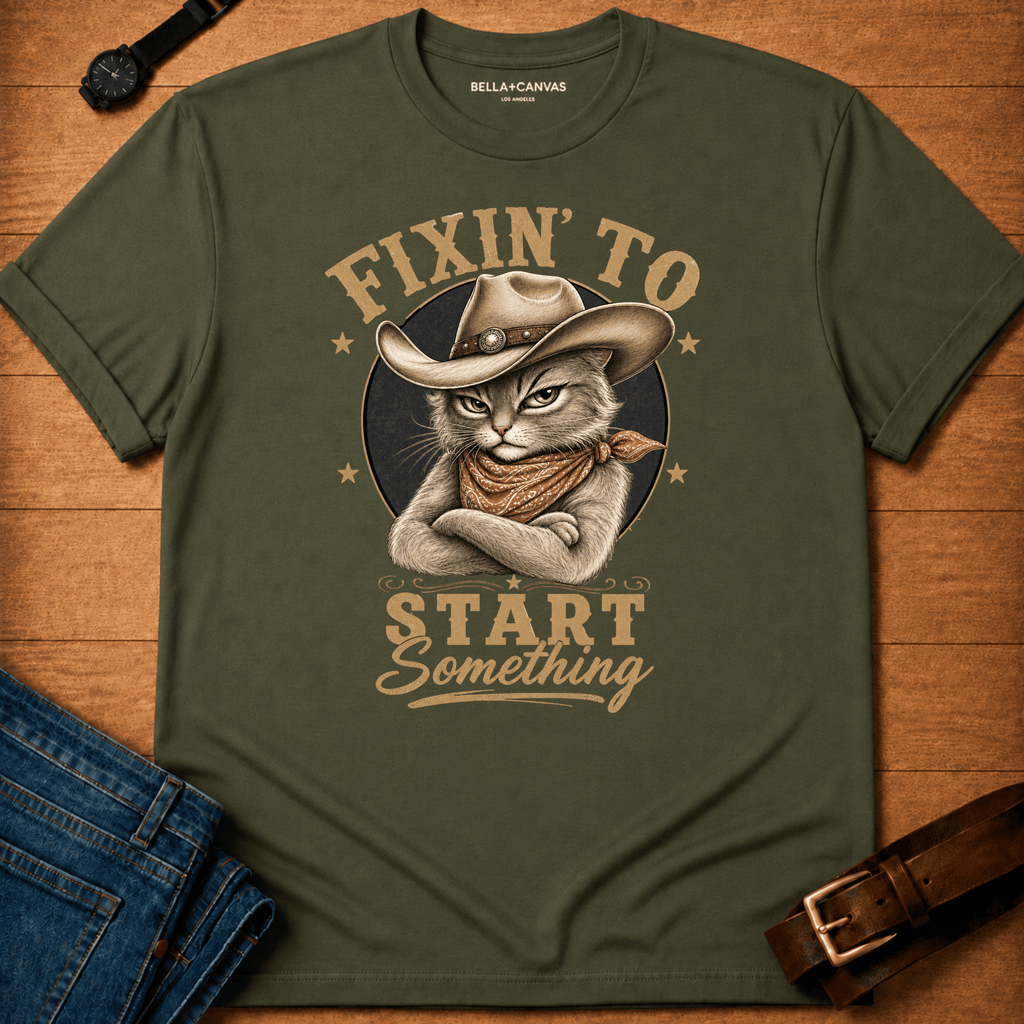 Fixin to start something vintage t-shirt