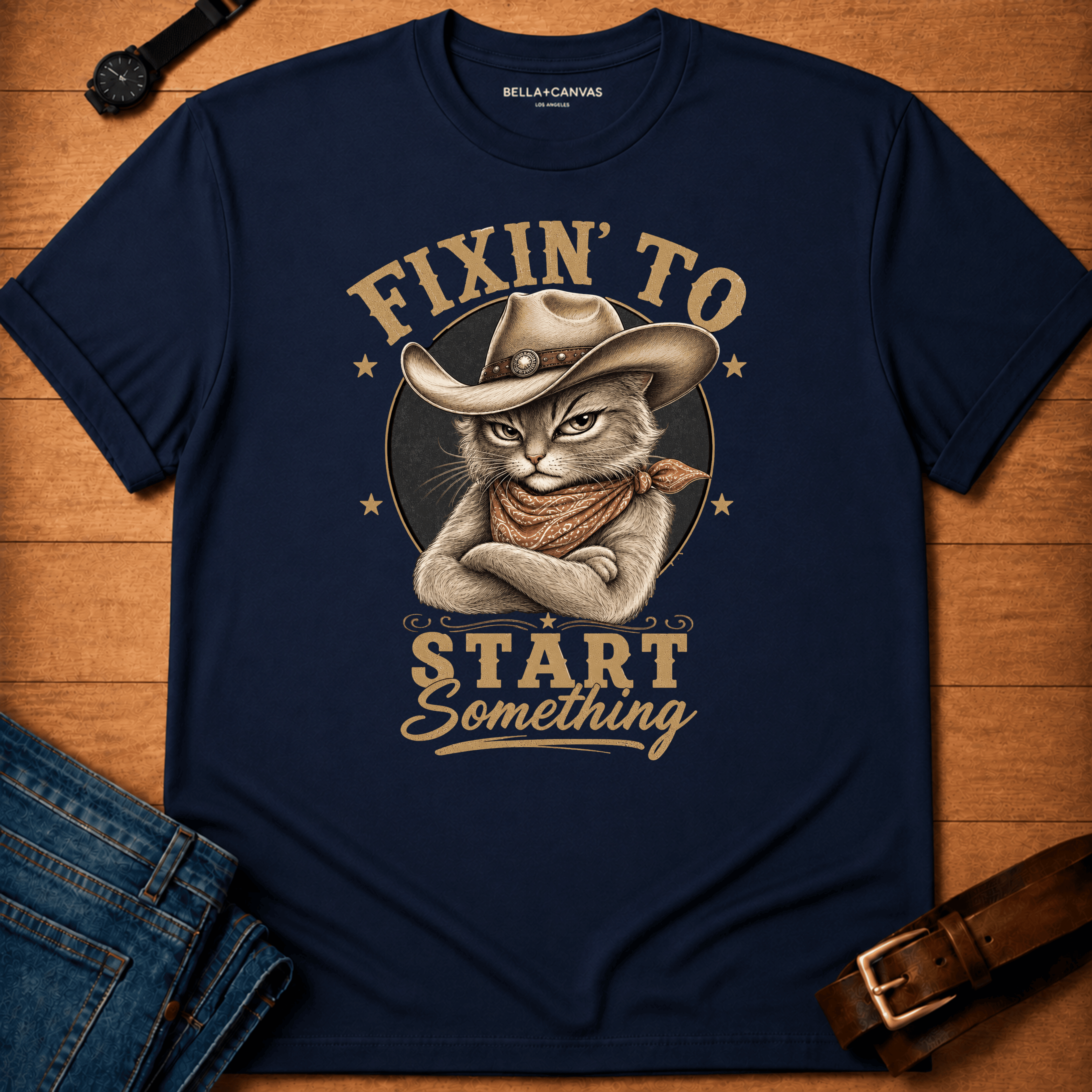 Fixin to start something vintage t-shirt