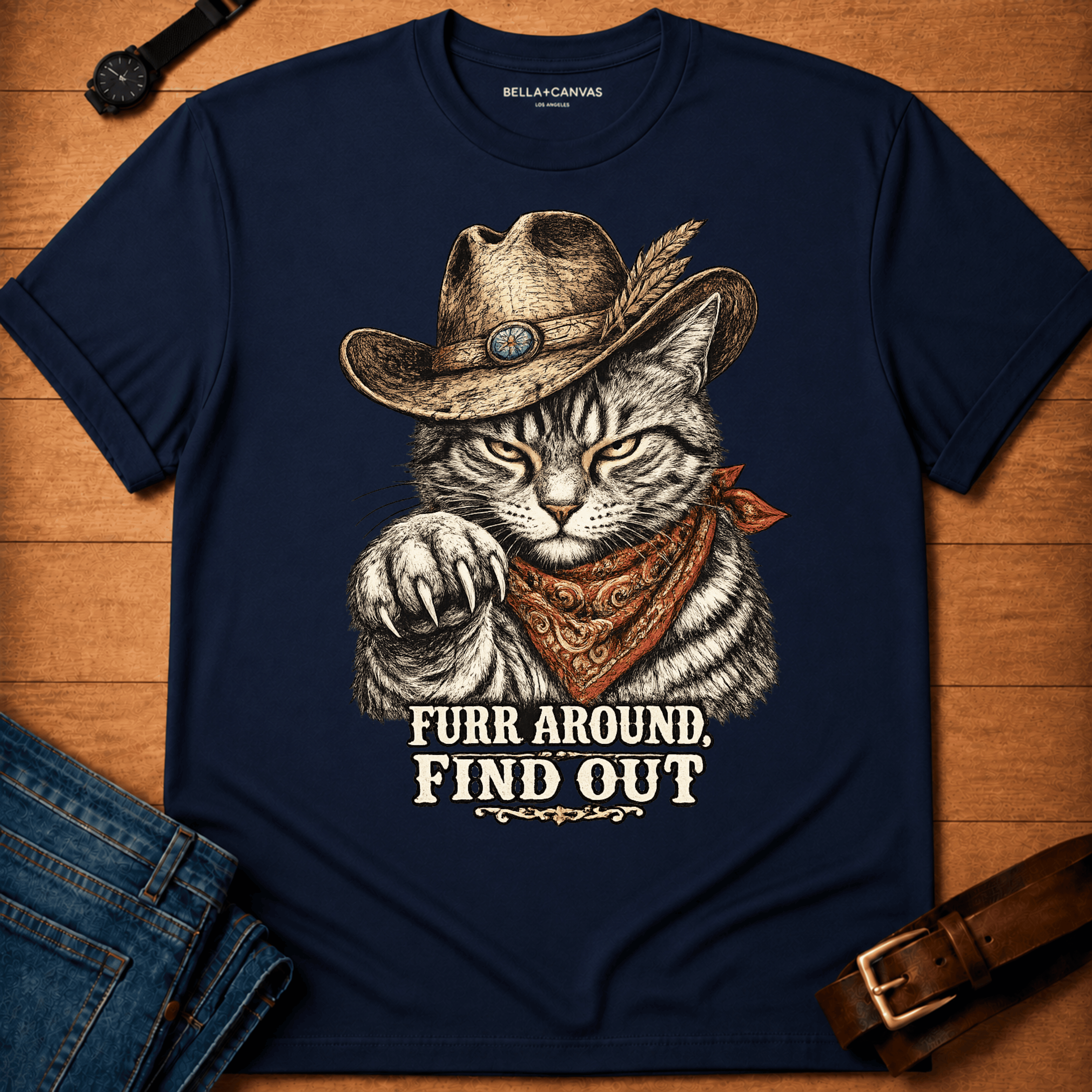 Furr Around Tabby T-shirt
