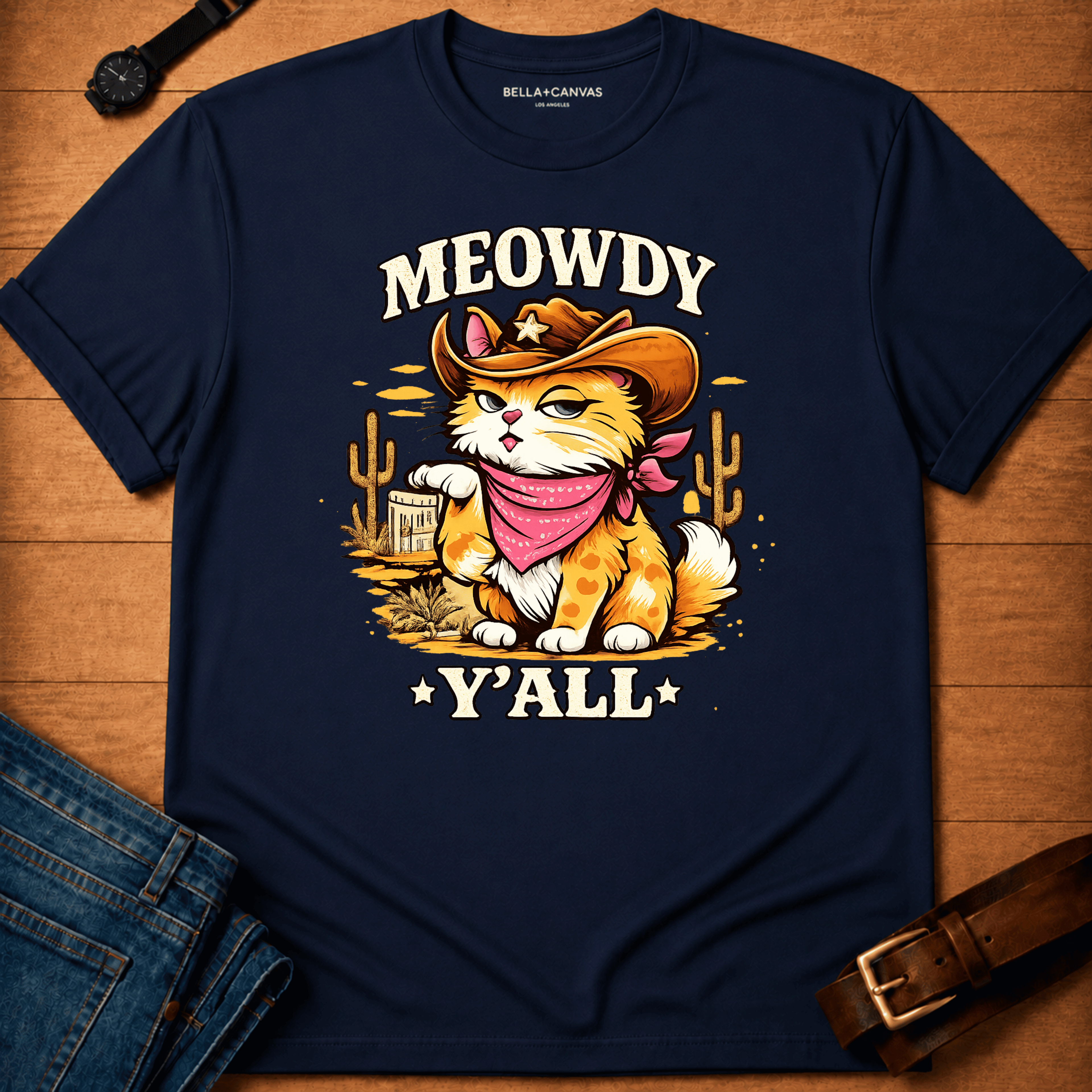 Meowdy Y'all Cute T-shirt