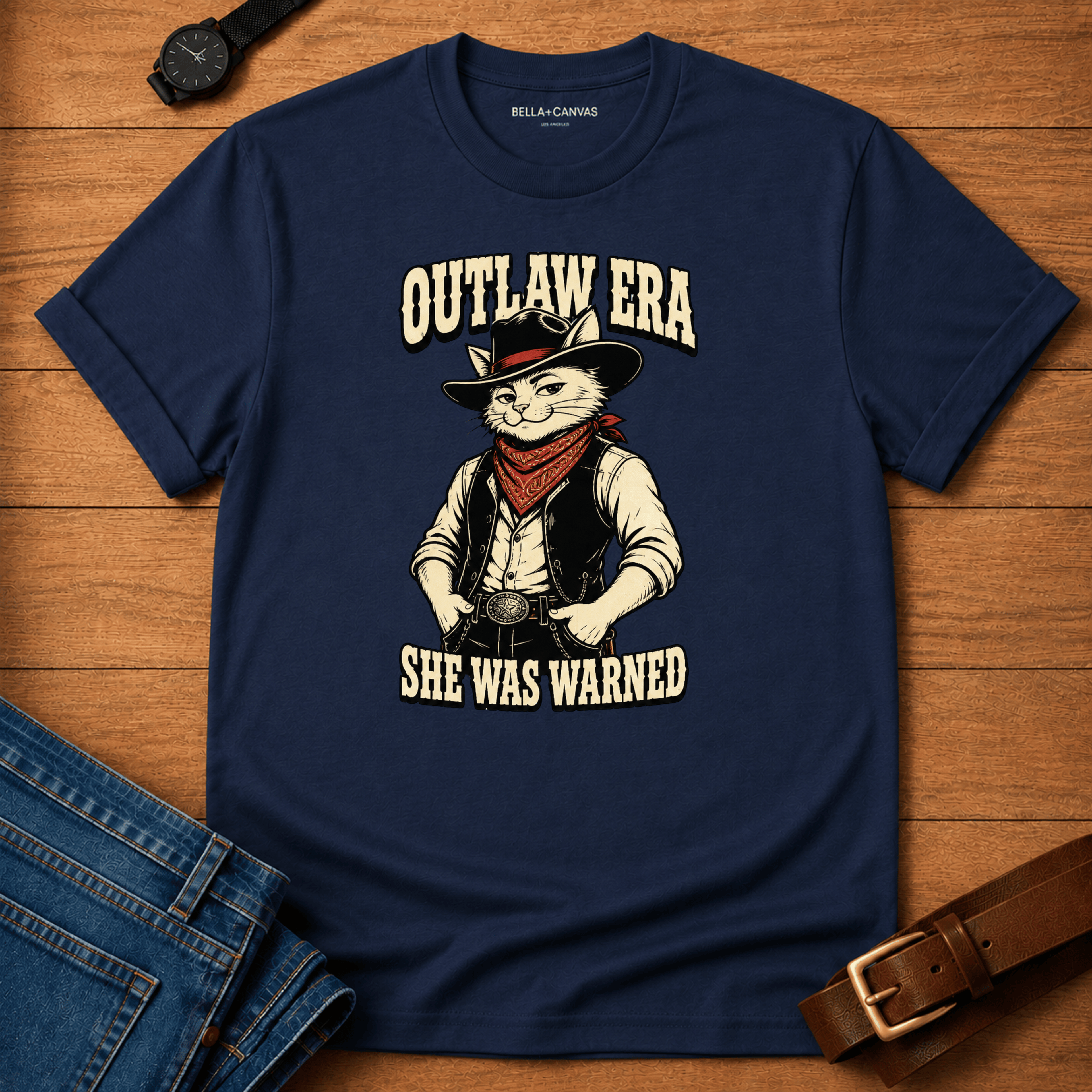 Outlaw Era - She was Warned T-shirt