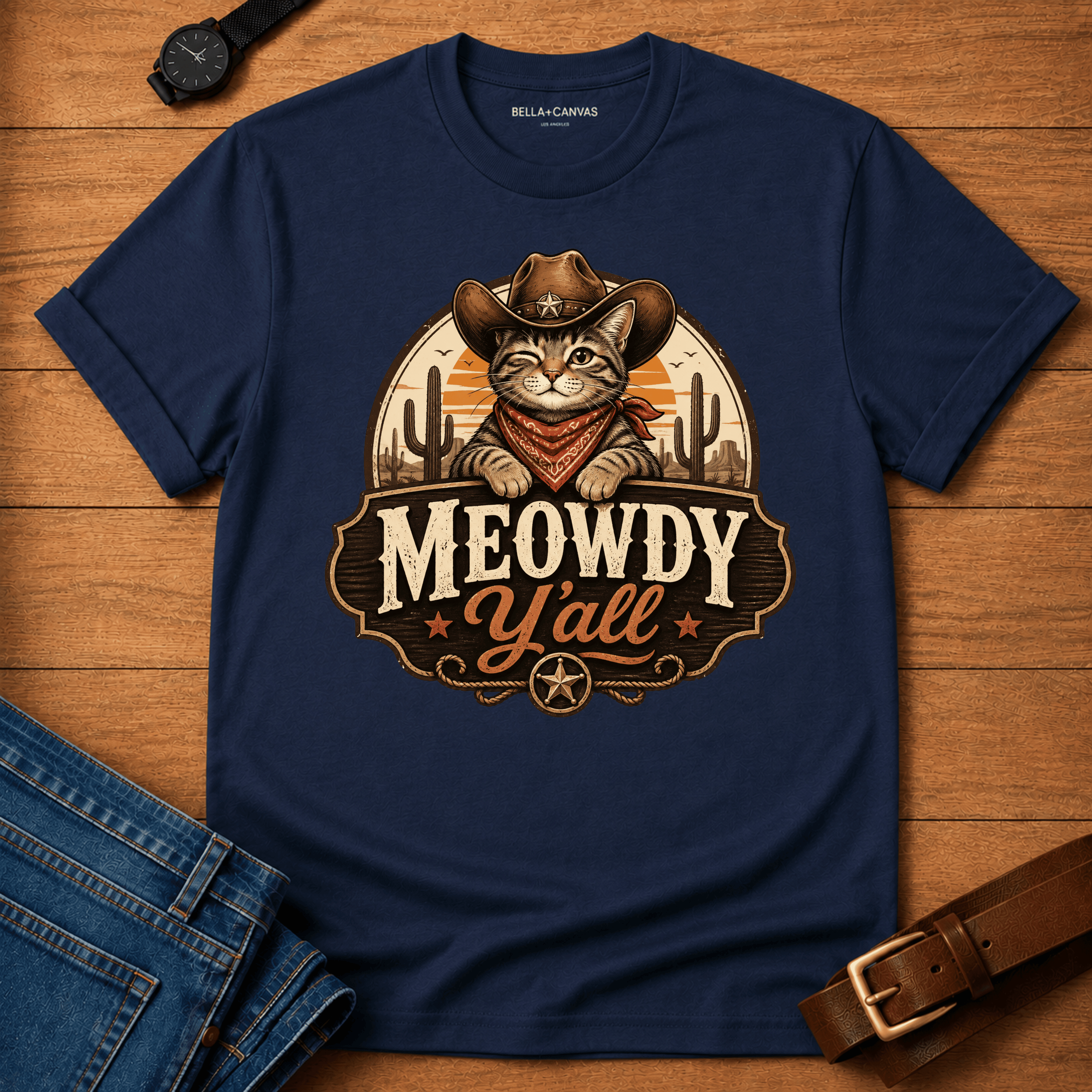 Meowdy Y'all t-shirt