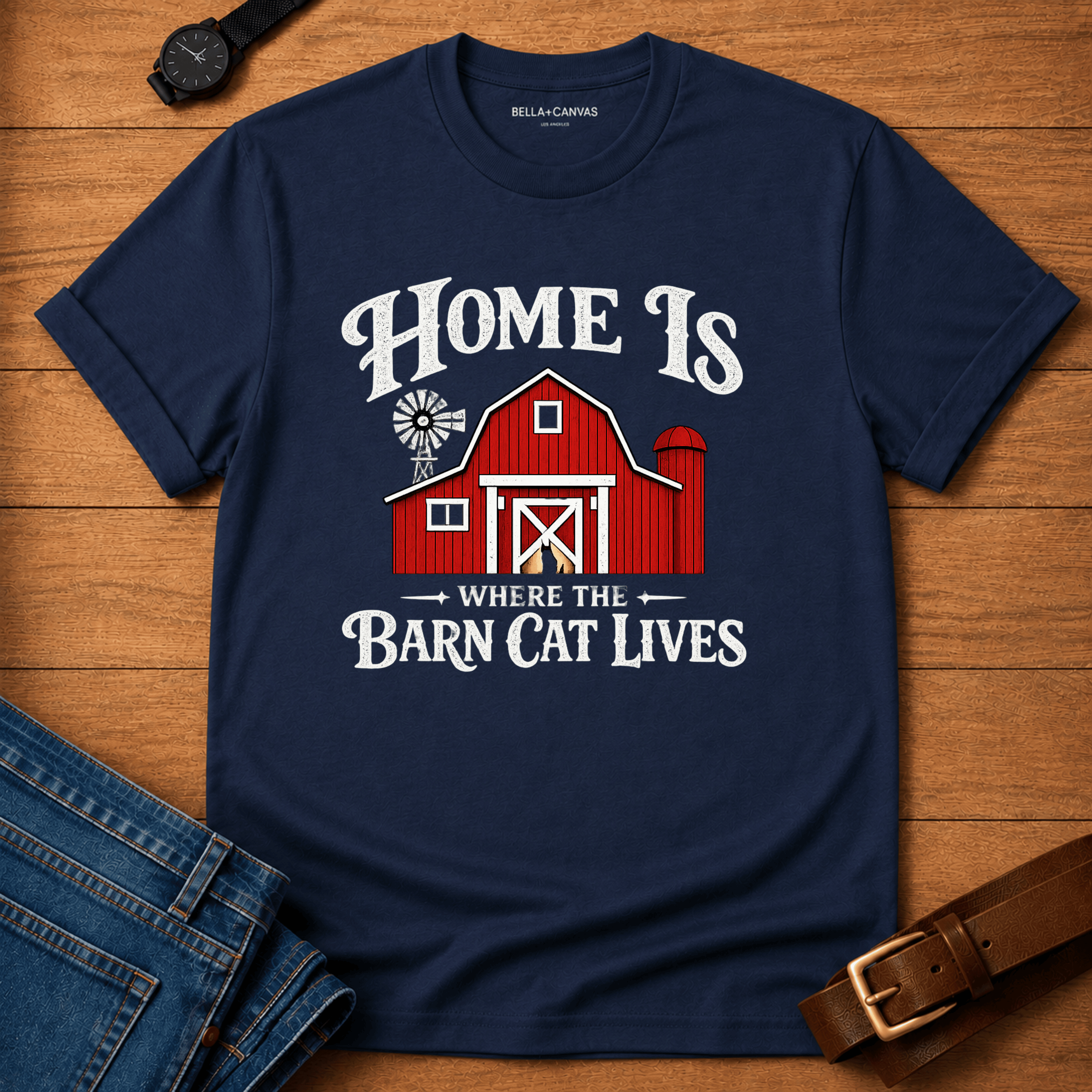 Barn Cat Home T-shirt