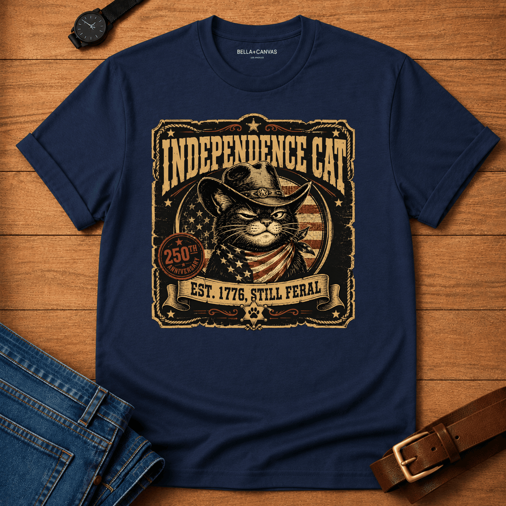 Independence Cat T-shirt