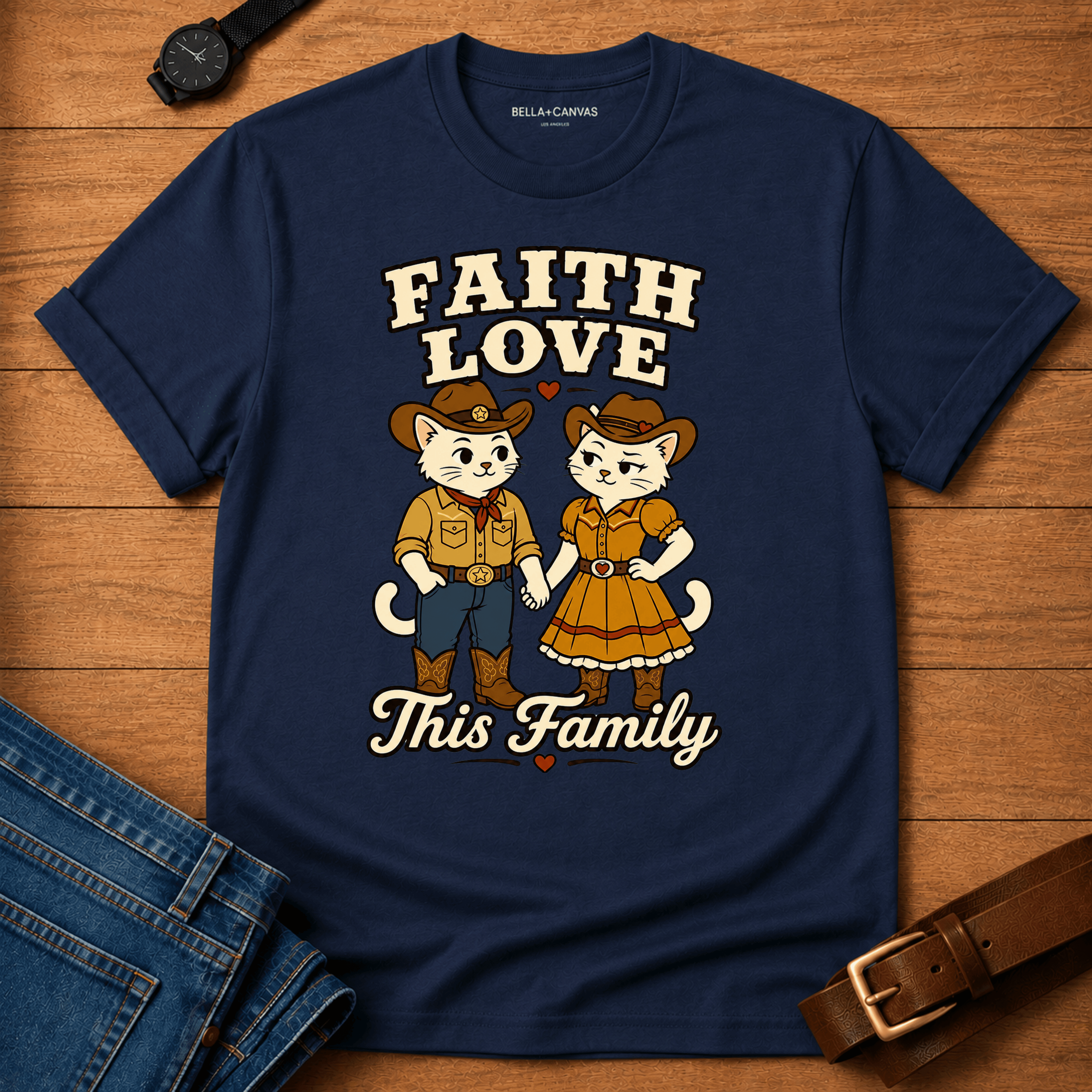 Love Faith This Family T-shirt