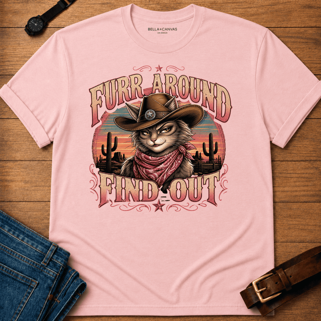 Furr Around Sunset t-shirt
