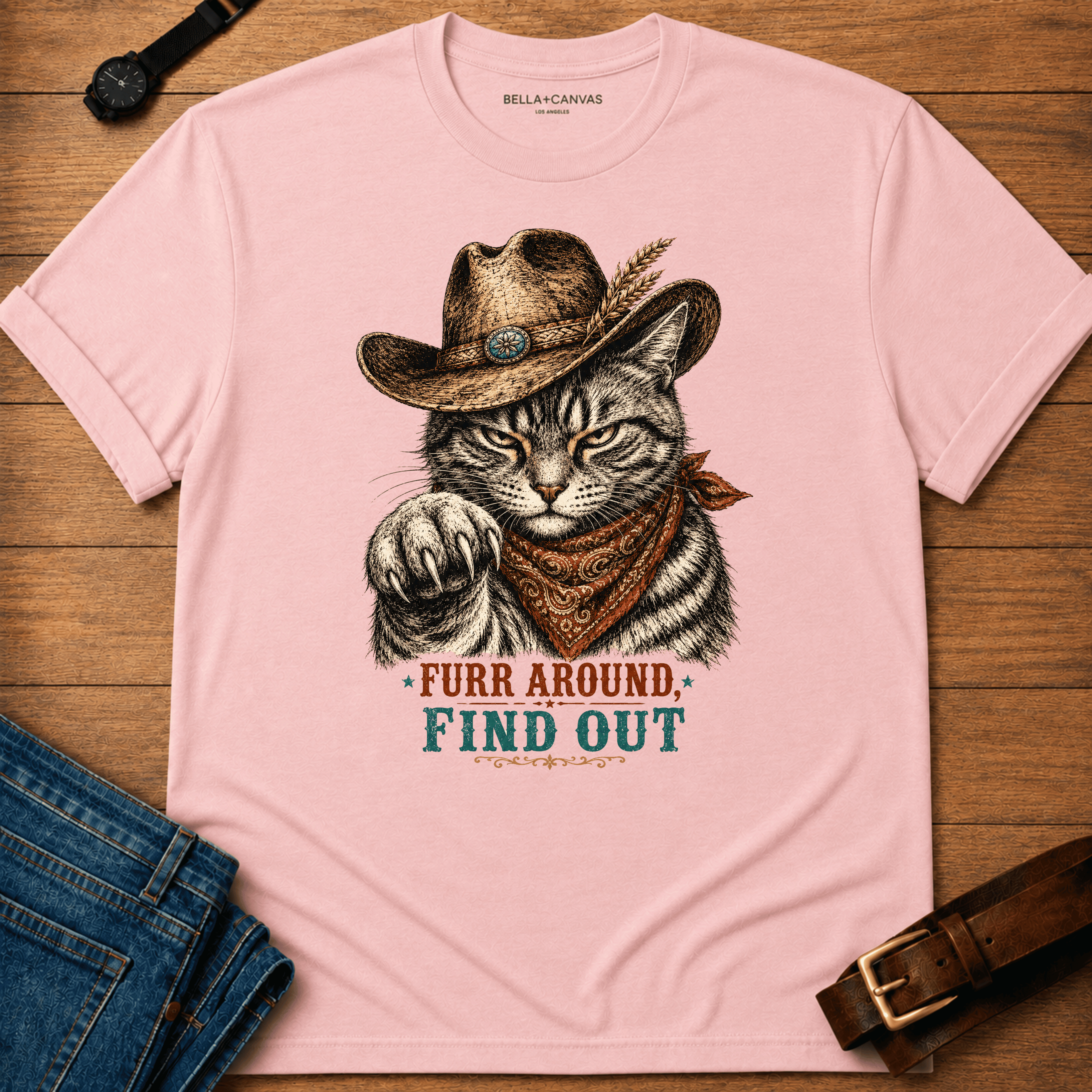 Furr Around Tabby T-shirt
