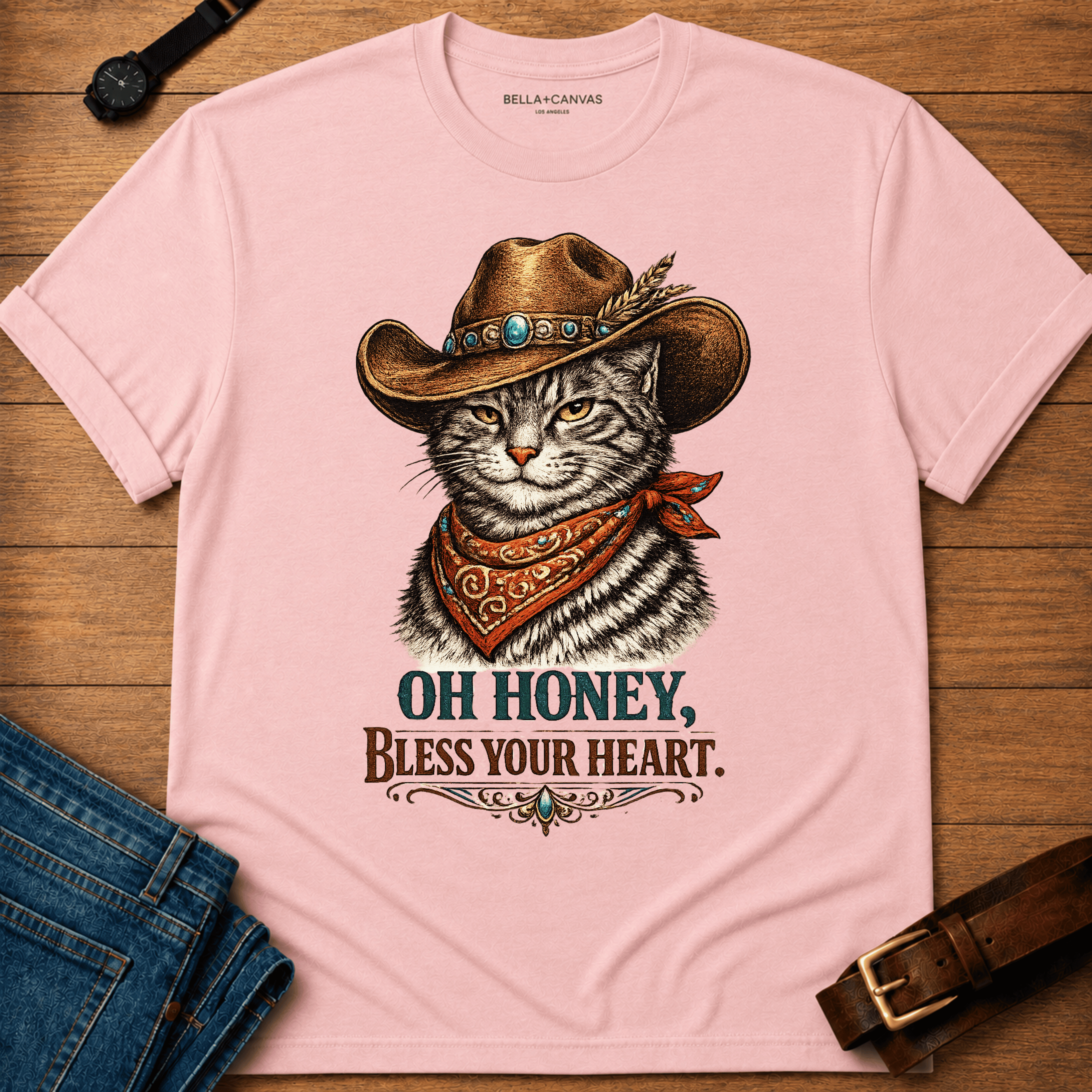 Bless Your Heart Tabby T-shirt