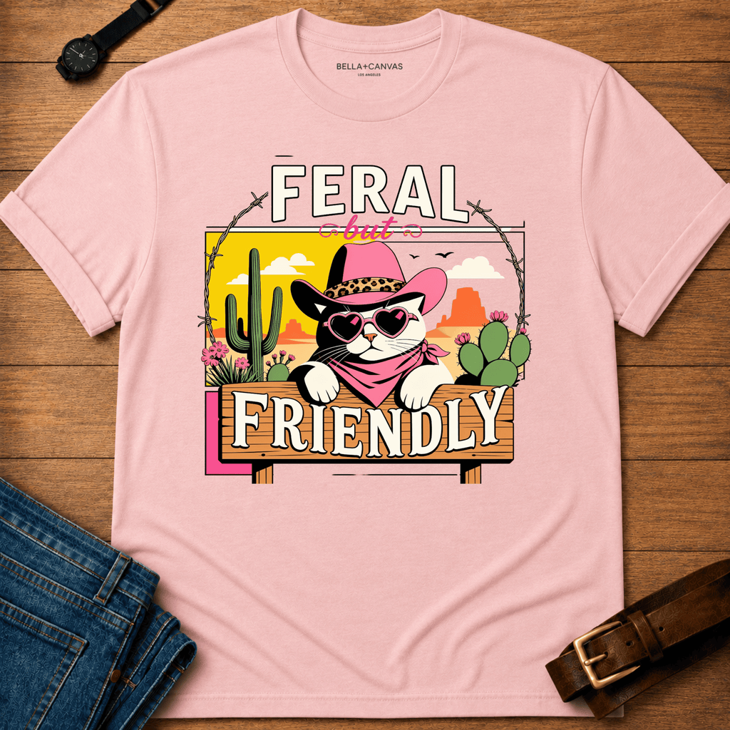 Feral but Friendly Summer T-shirt