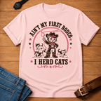 Herd Cats Vintage Pink Trim T-shirt