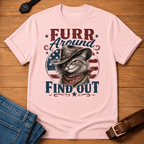 Furr Around Flag t-shirt