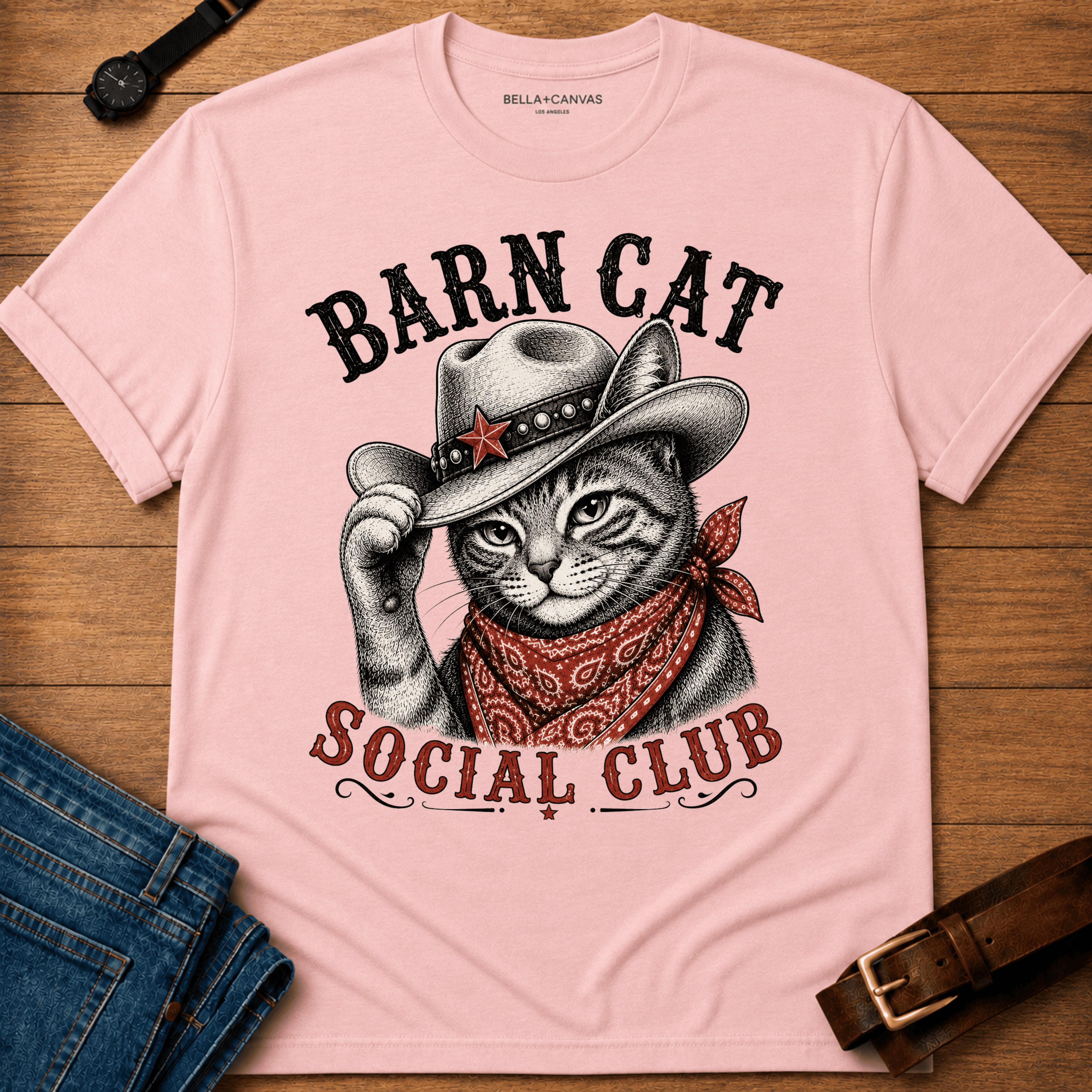 Barn Cat Social t-shirt