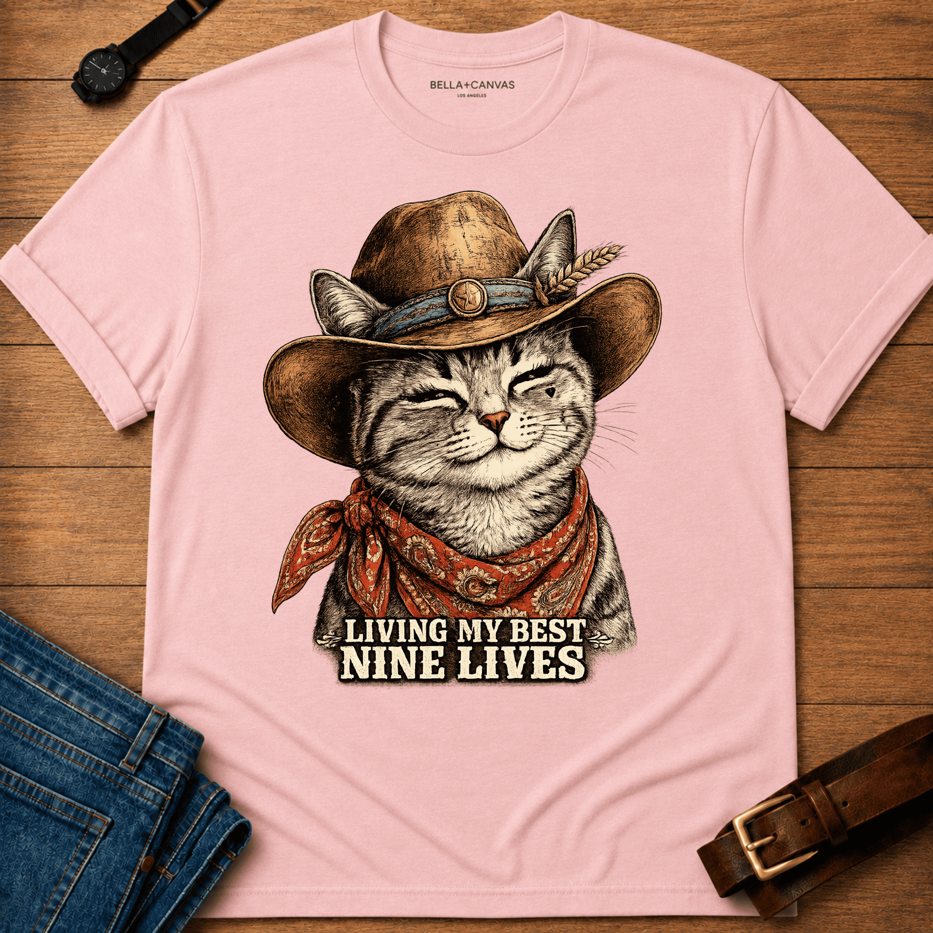Best Nine Lives Tabby t-shirt