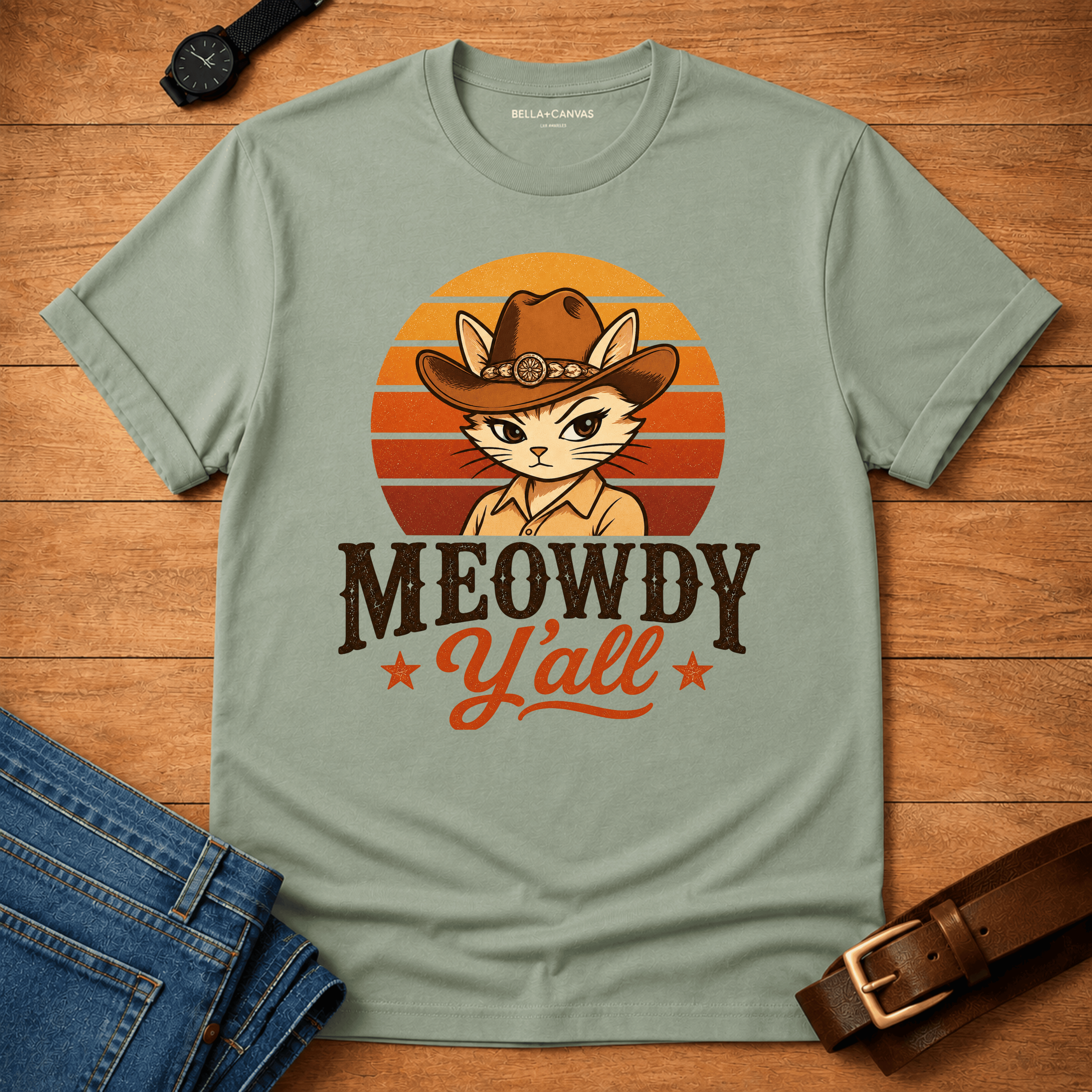 Meowdy Y'all v2 T-shirt