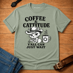 Coffee & Cattitude t-shirt