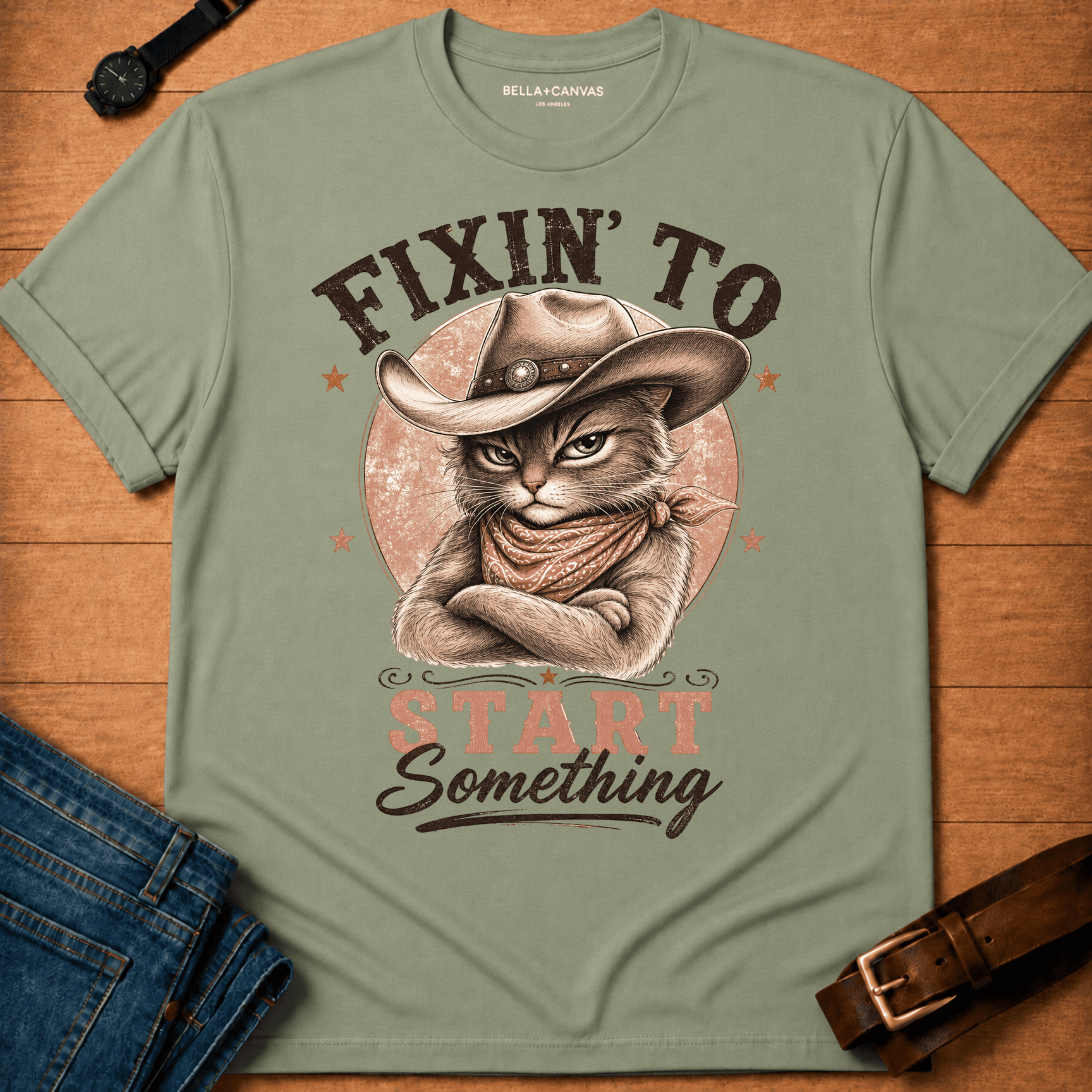 Fixin to start something vintage t-shirt