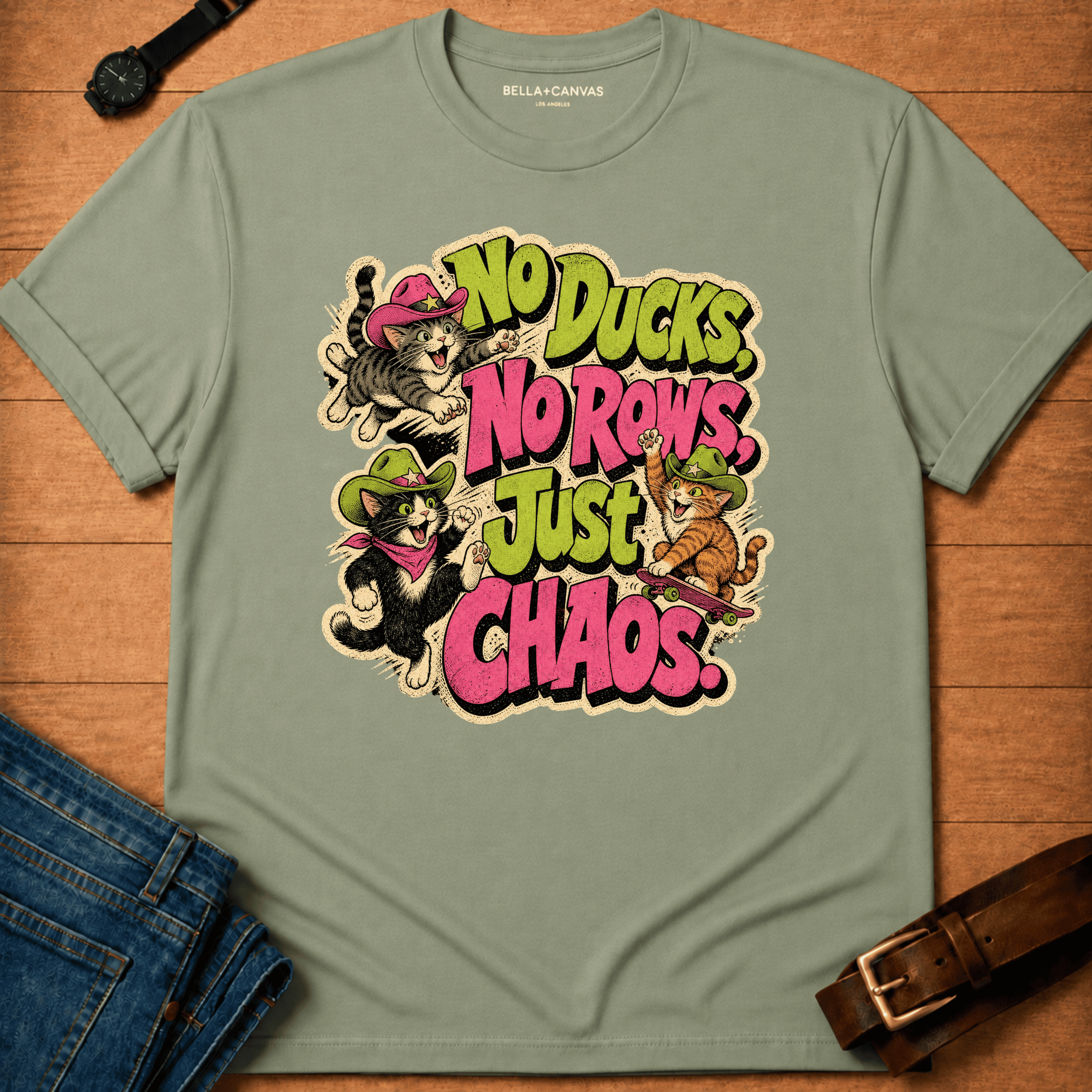 No Ducks Comic Style T-shirt