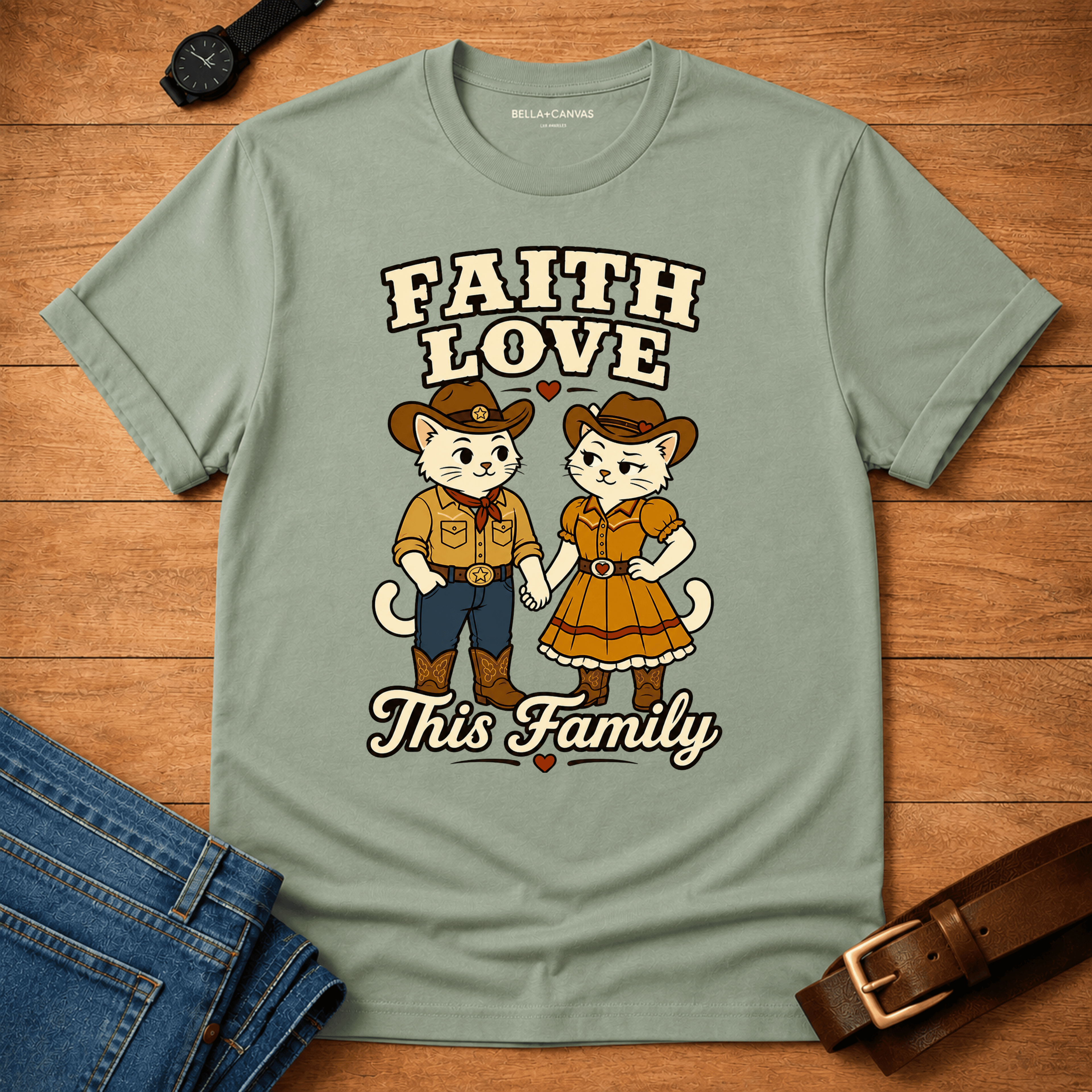 Love Faith This Family T-shirt