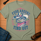 Furr Around Pink Trim t-shirt