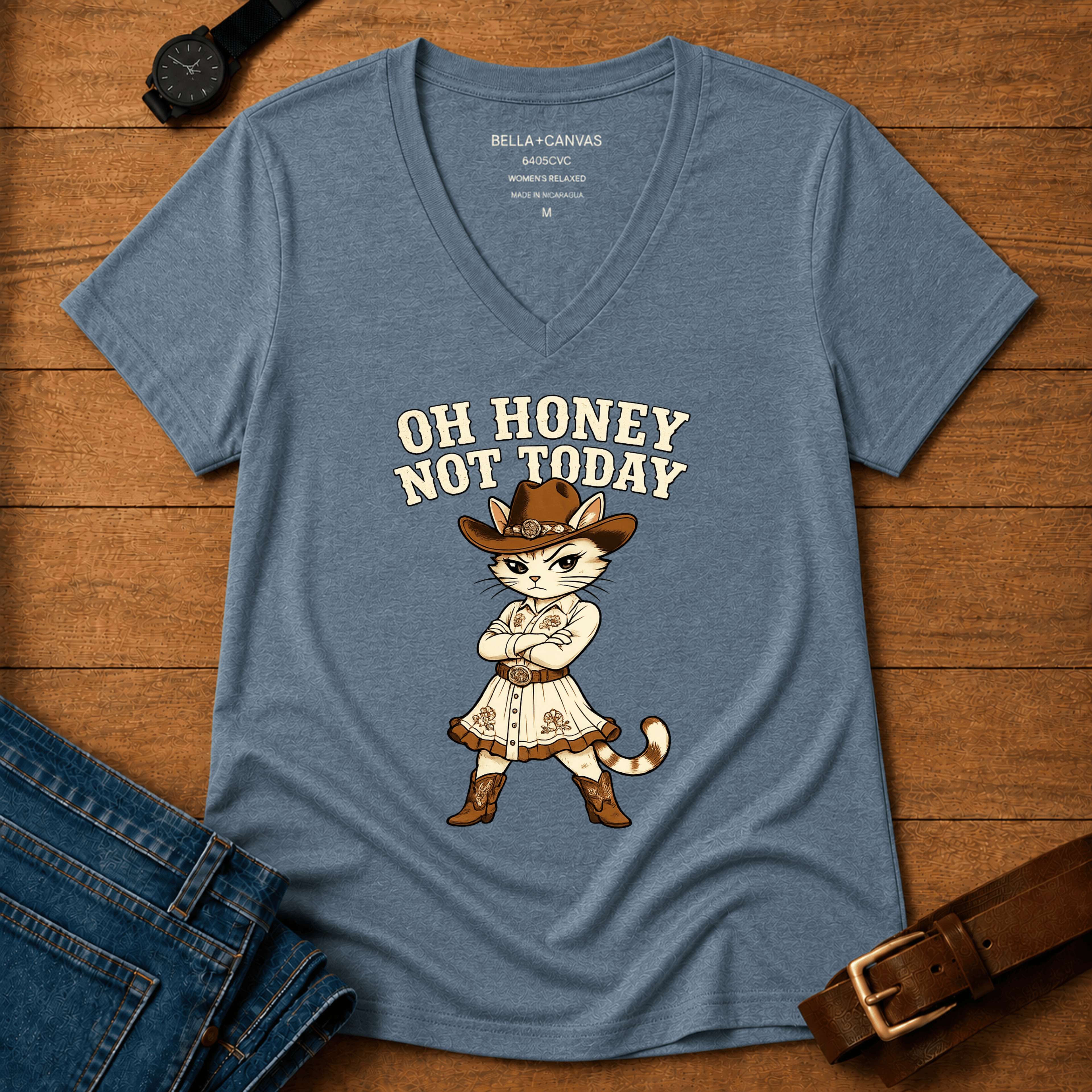 Oh Honey Not Today Women’s v-neck t-shirt