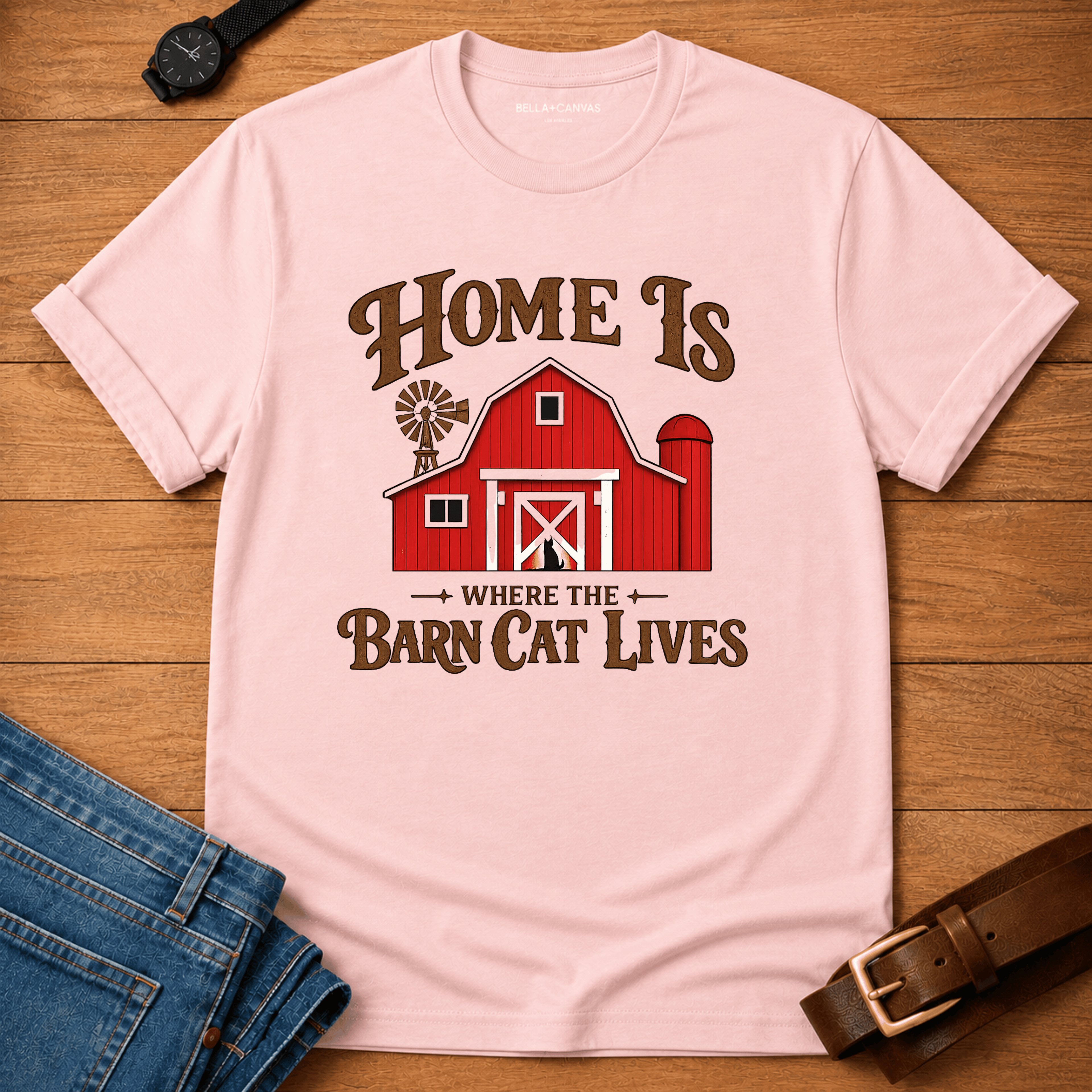 Barn Cat Home T-shirt