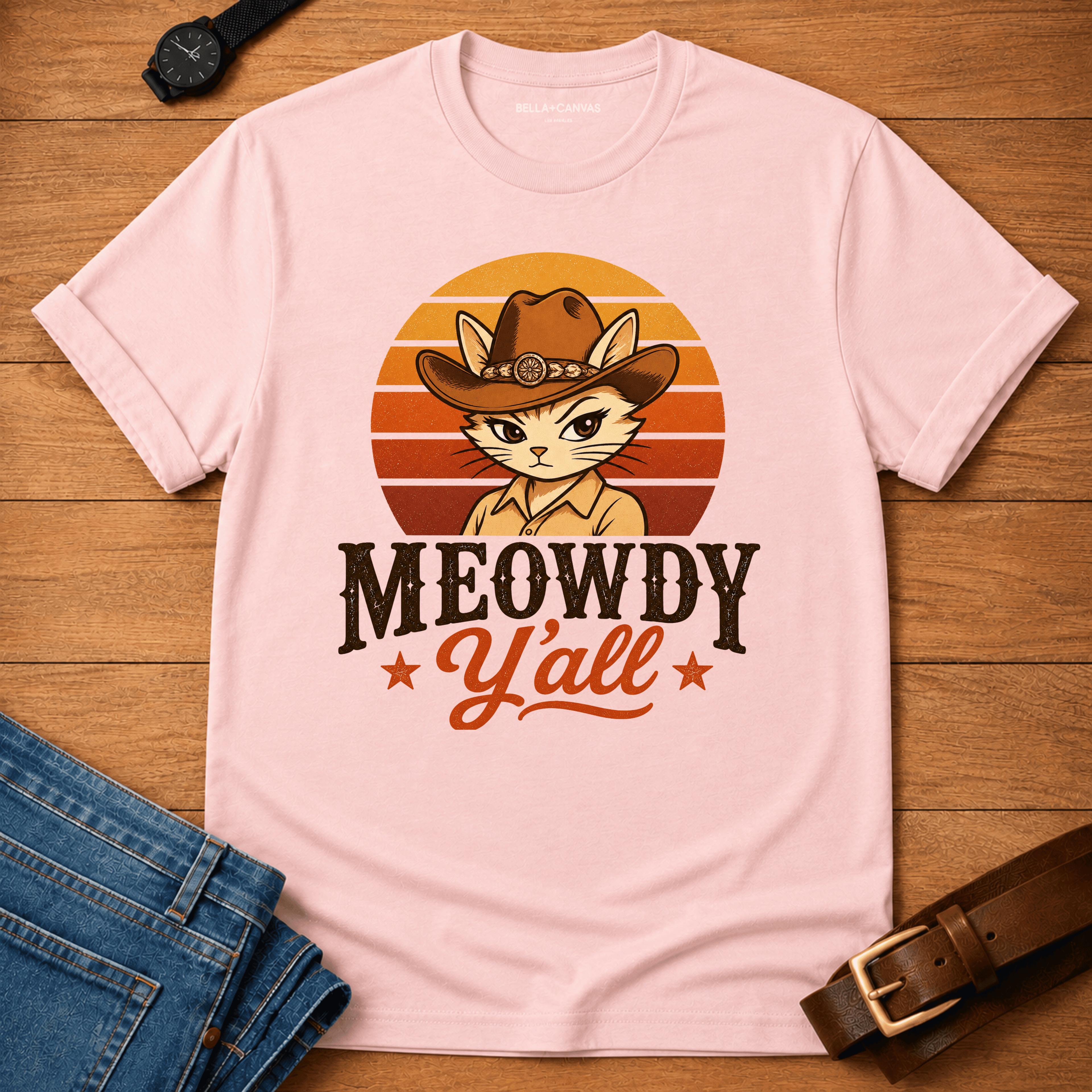Meowdy Y'all v2 T-shirt