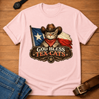 God Bless Tex Cats T-shirt