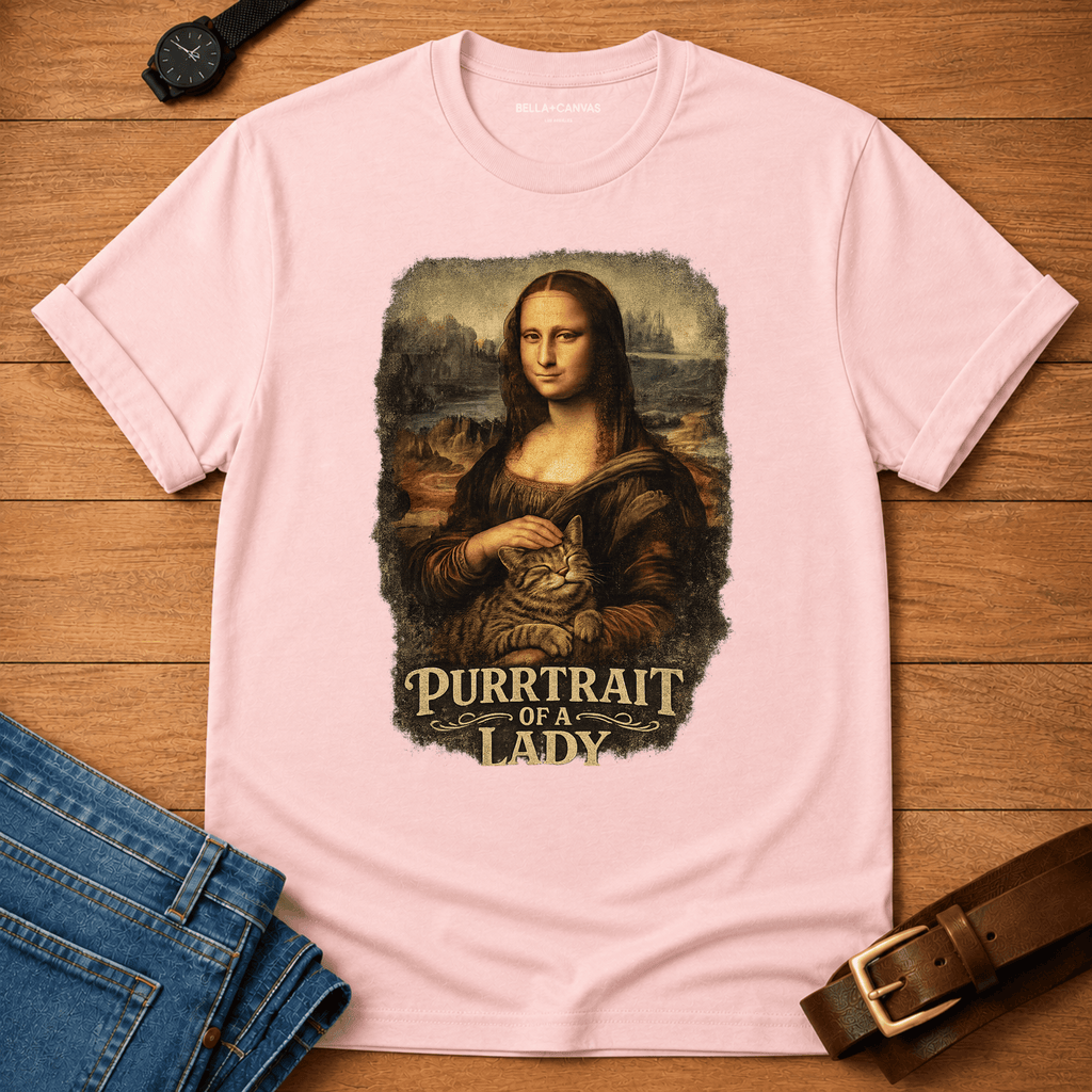Purrtrait of a Lady T-shirt