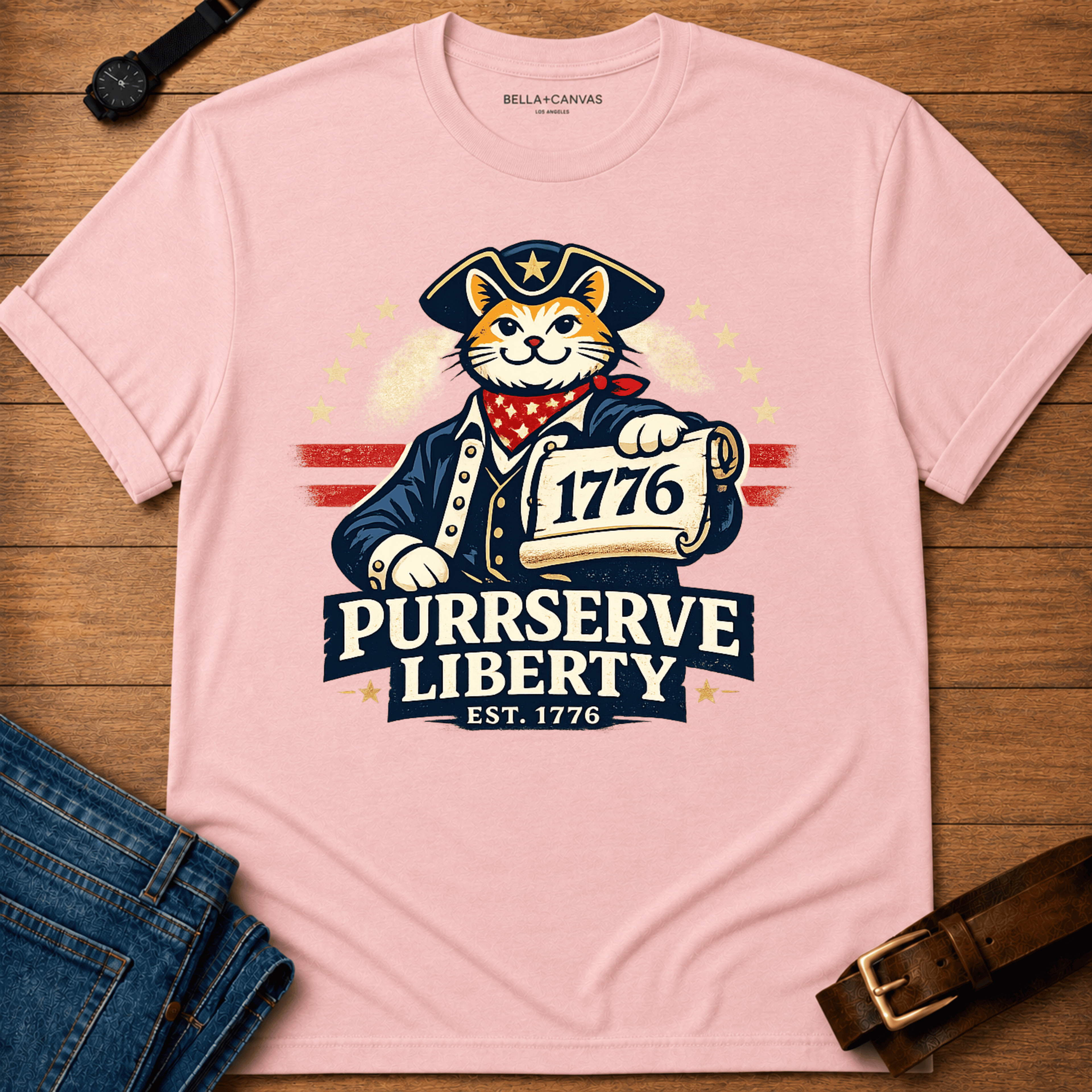 Purrserve Liberty T-shirt