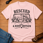 Rescued Riding Shotgun T-shirt