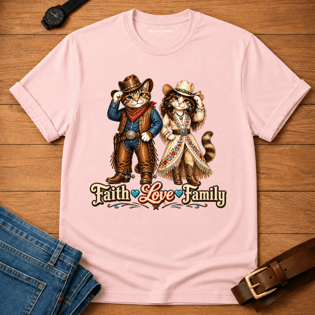 Faith Love Family T-shirt